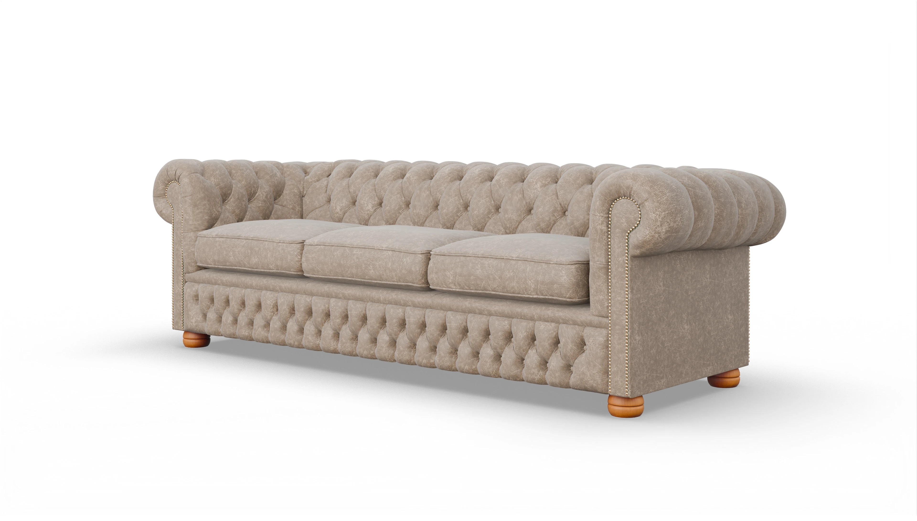 Ansicht des Produktes Oxford 4-Sitzer in Leder beige
