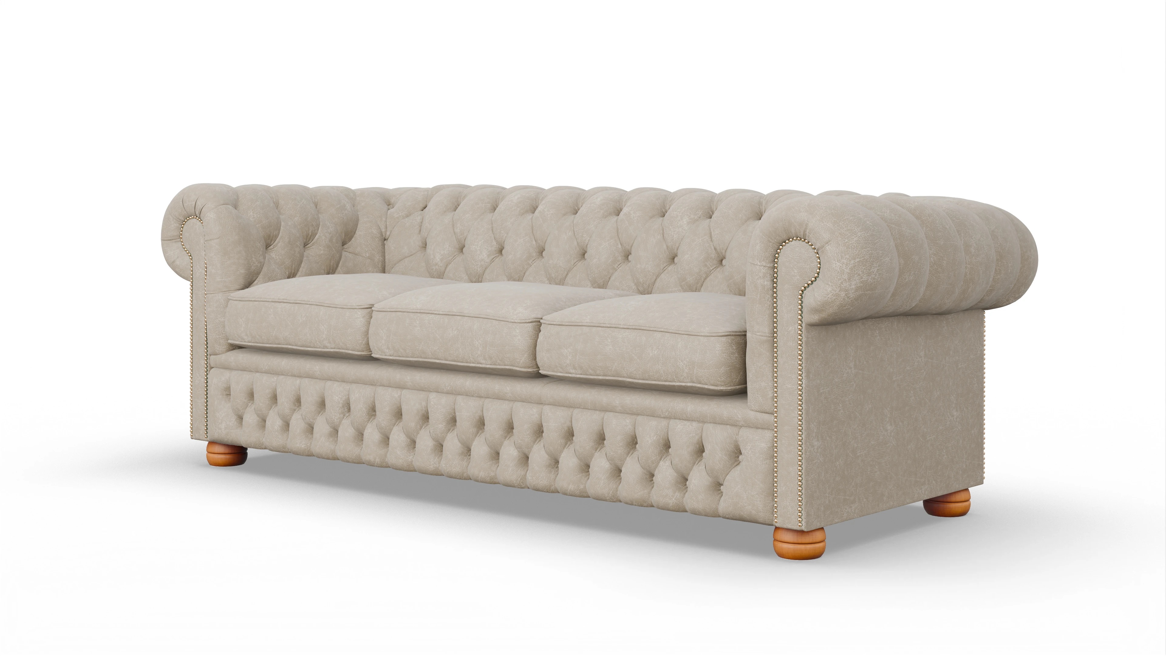 Ansicht des Produktes Oxford 3,5-Sitzer in Leder beige