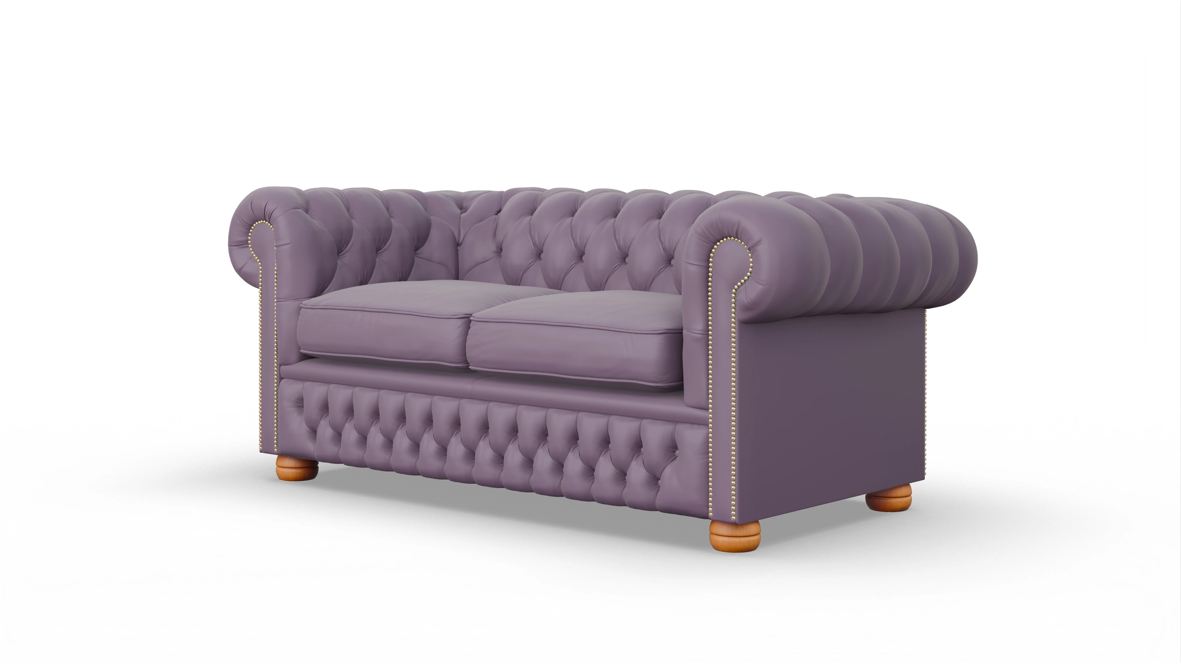 Chesterfield Sofa Oxford Ansicht des Produktes Oxford 2,5-Sitzer in Leder rot
