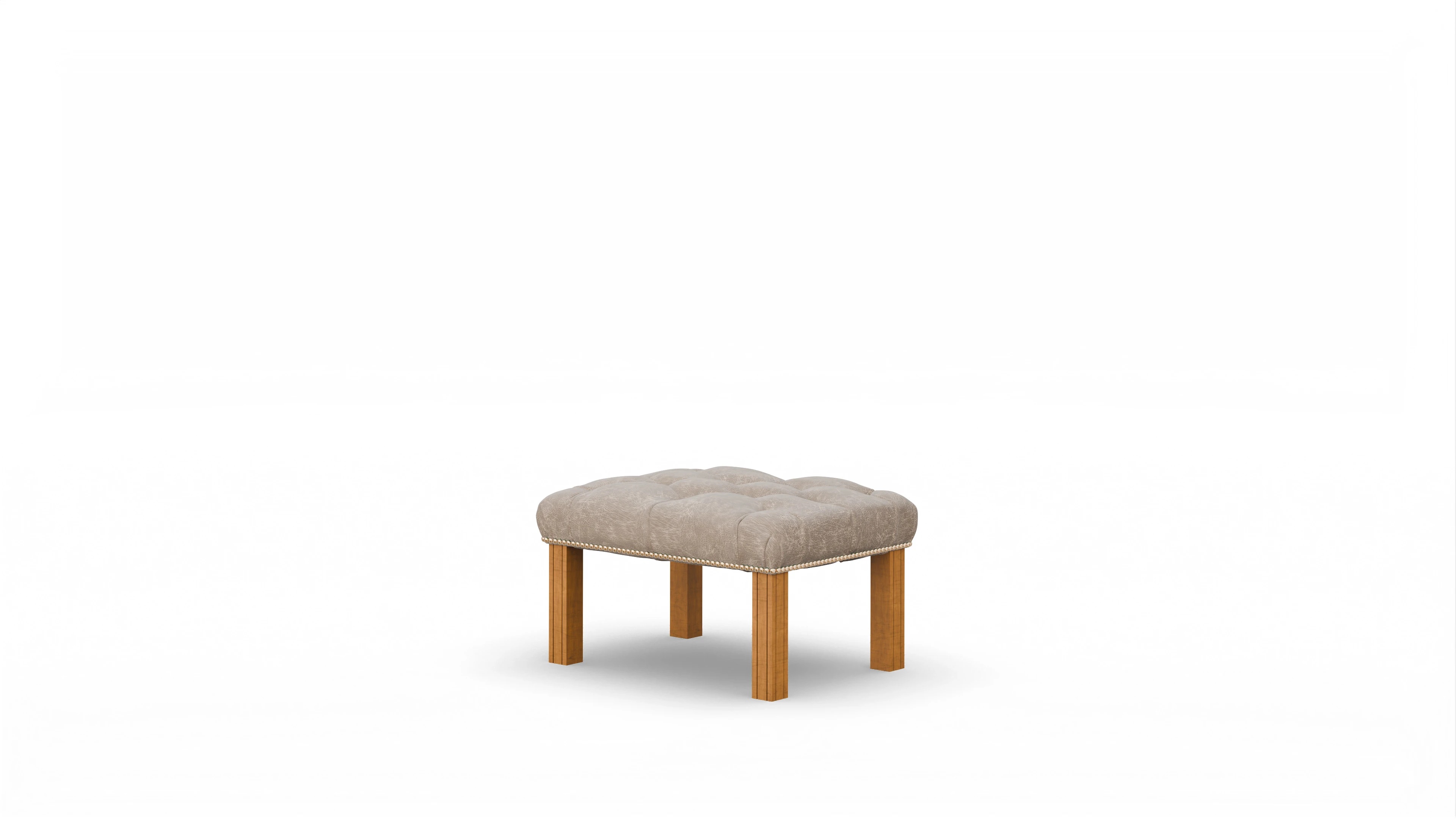 Ansicht des Produktes Dorian Hocker in Leder beige