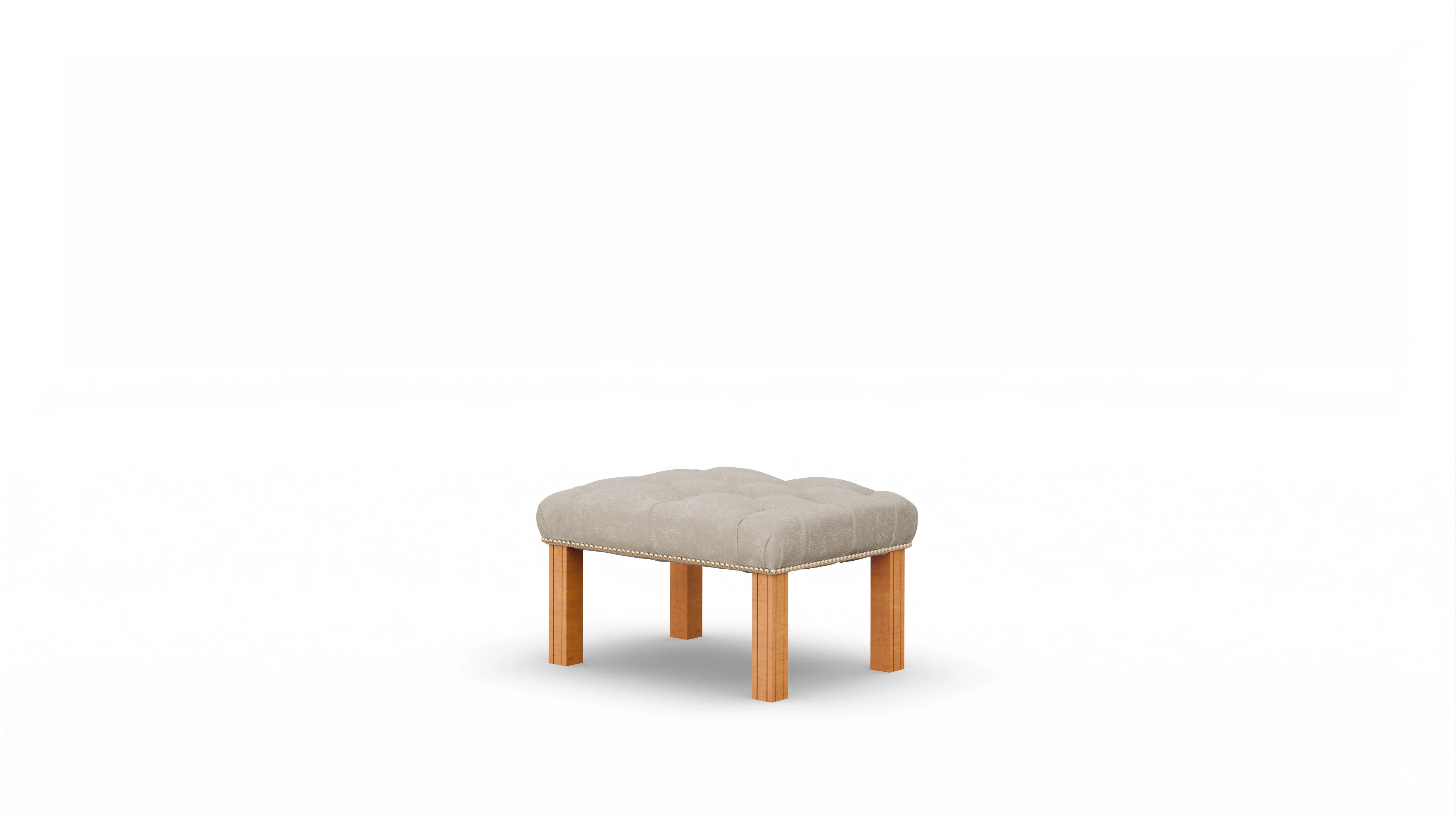 Ansicht des Produktes Dorian Hocker in Leder beige