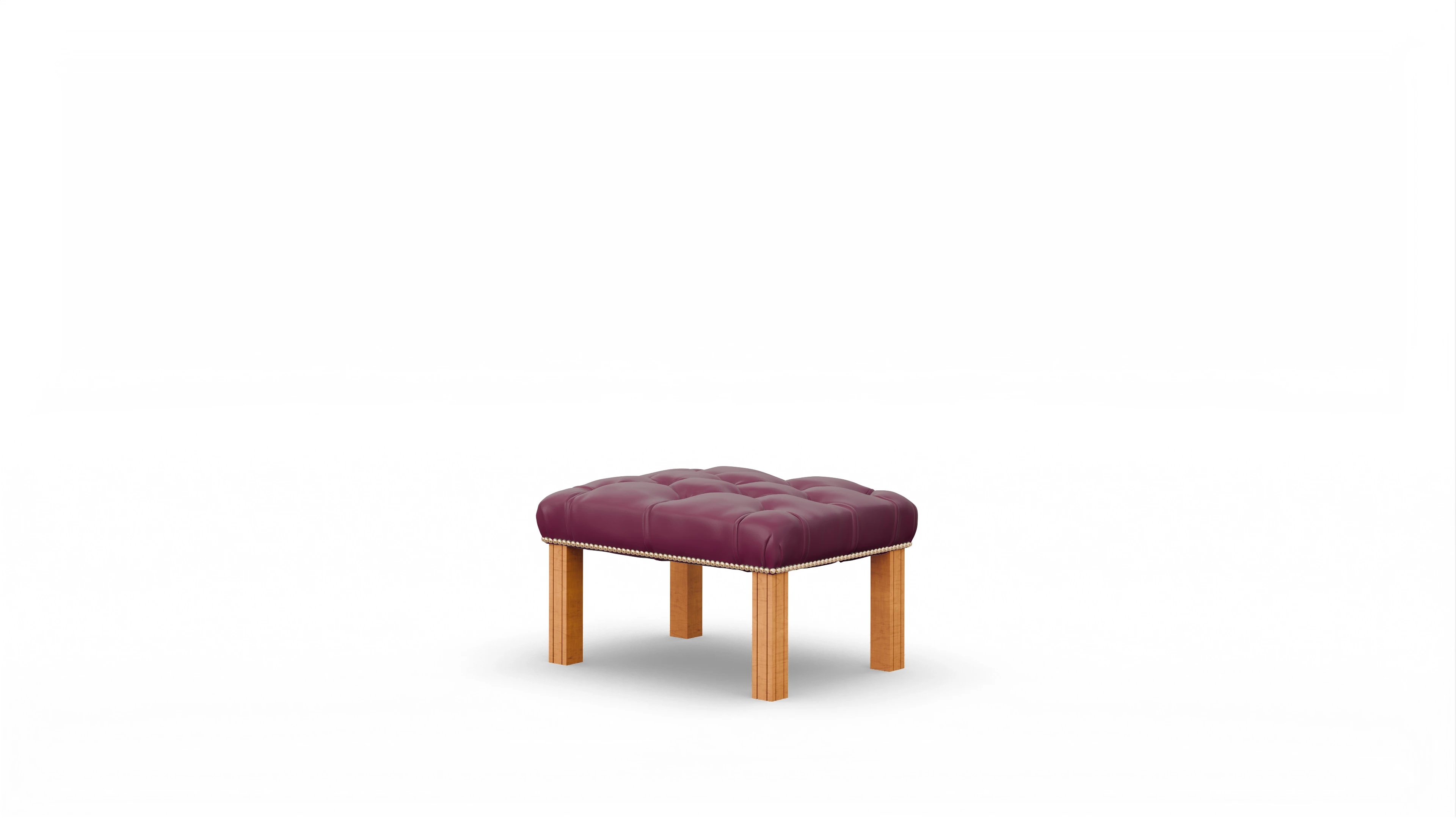 Ansicht des Produktes Dorian Hocker in Leder rot
