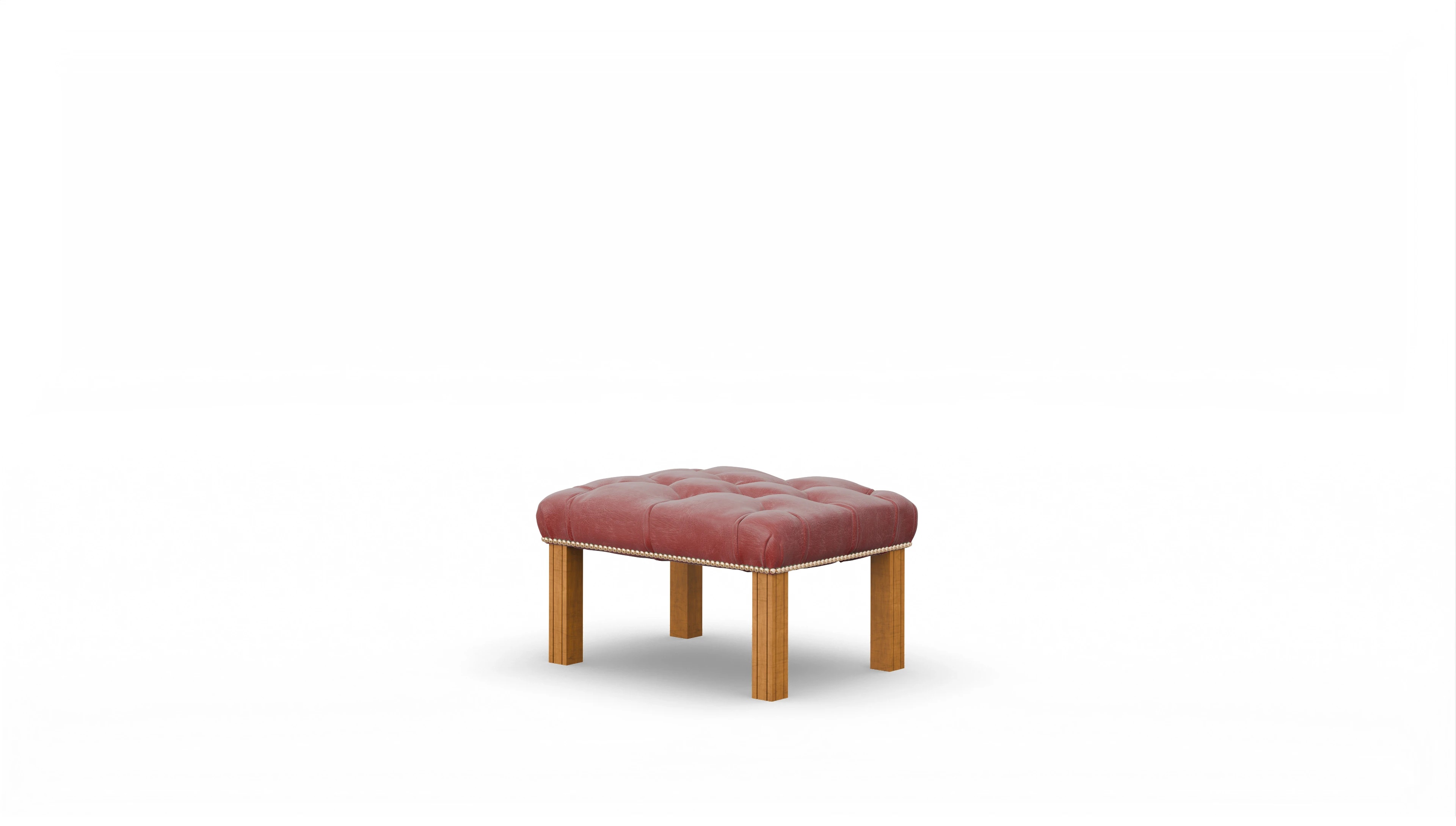Ansicht des Produktes Dorian Hocker in Leder rot