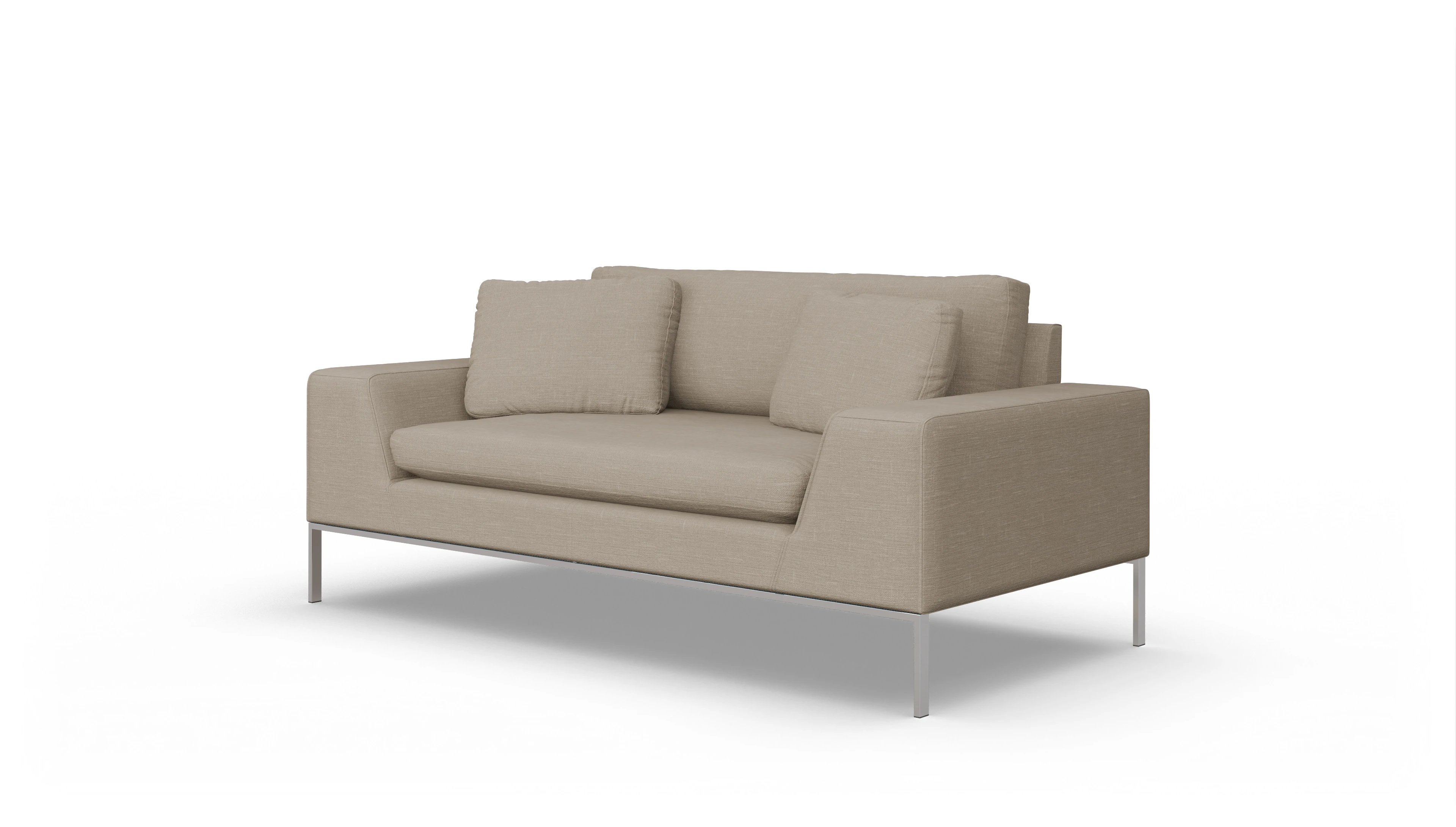 Ansicht des Produktes Helgesen 2-Sitzer in Stoff beige