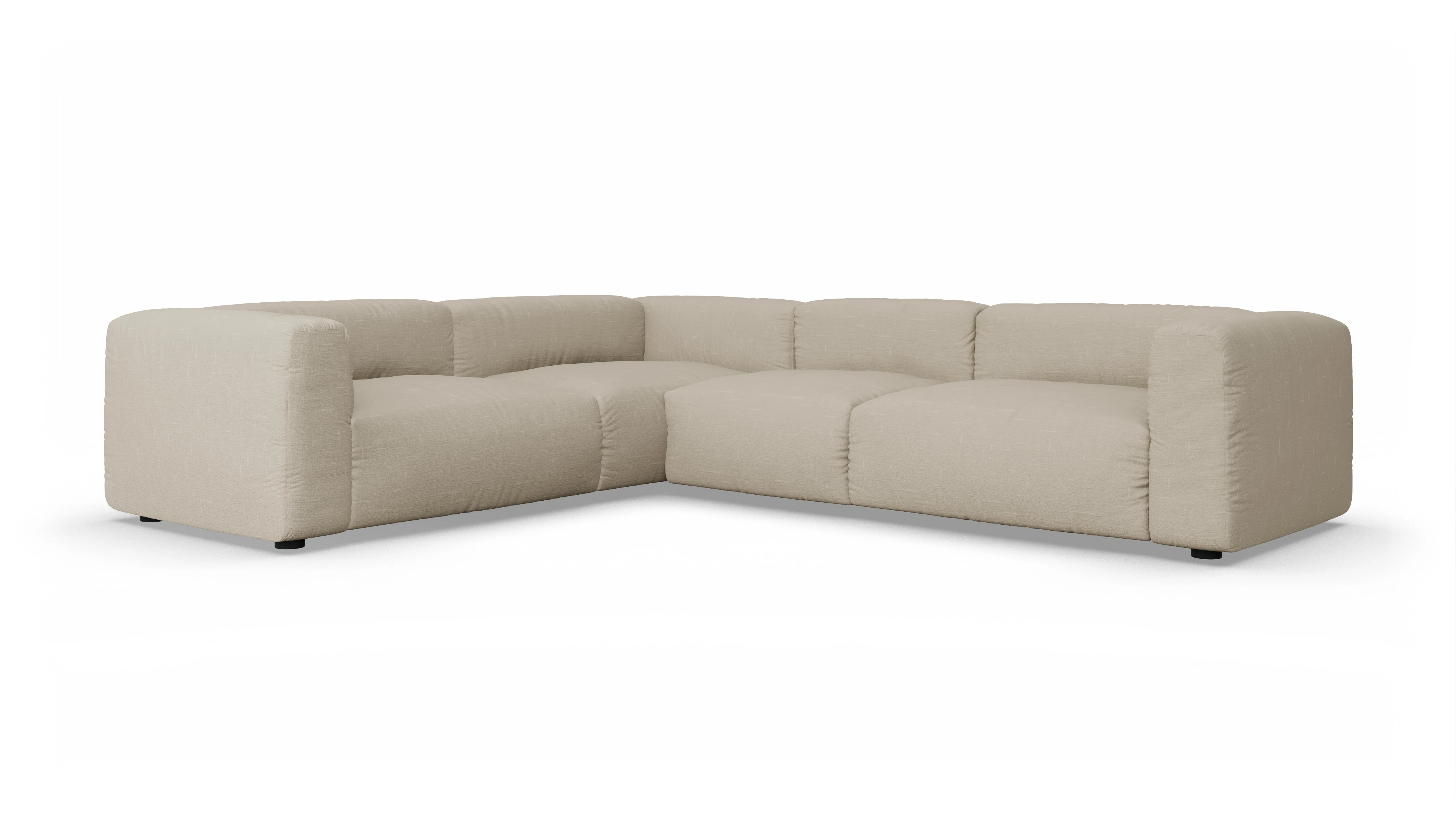Ansicht des Produktes Molin Ecksofa Links in Stoff beige