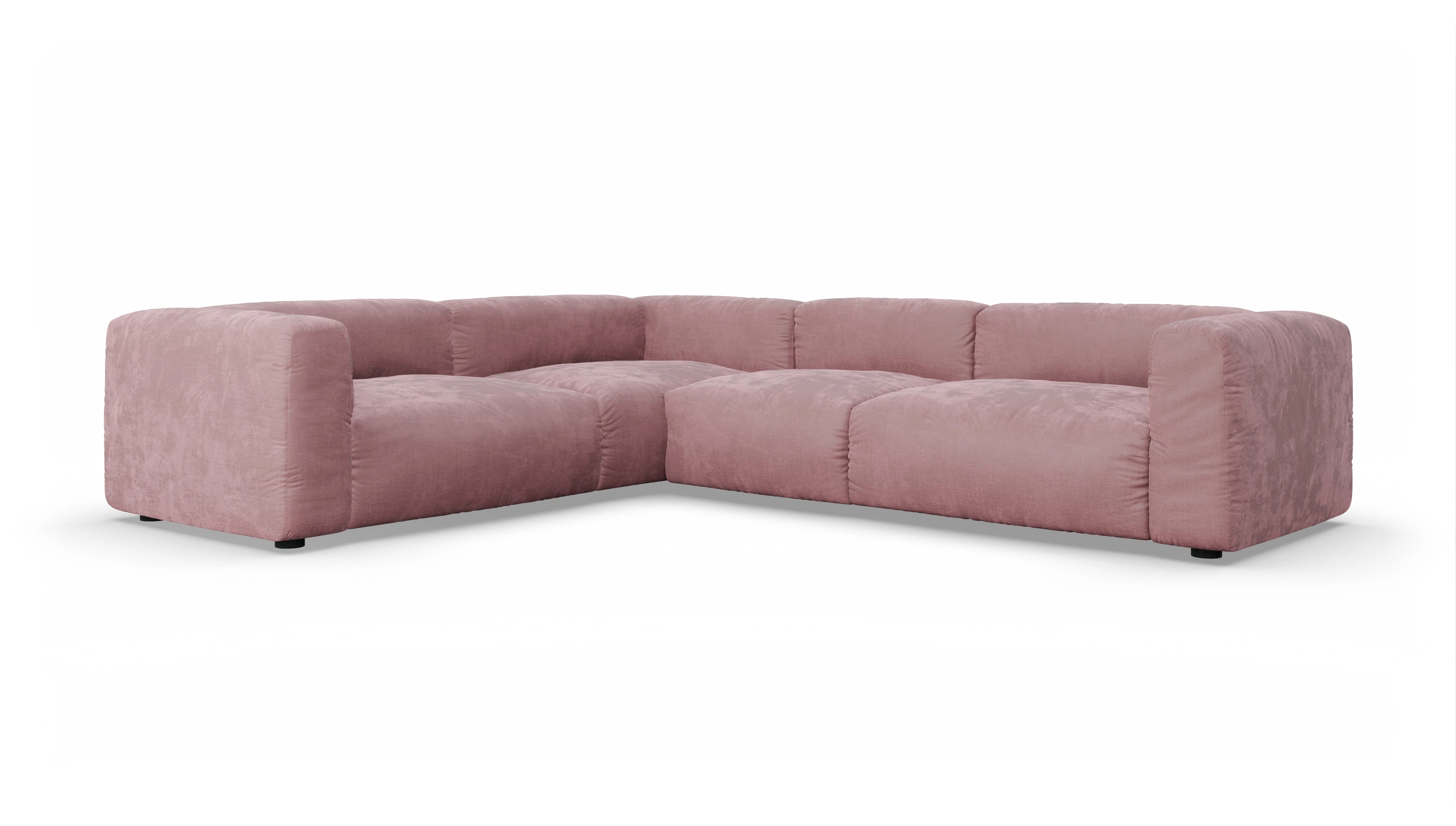 Ansicht des Produktes Molin Ecksofa Links in Stoff rot