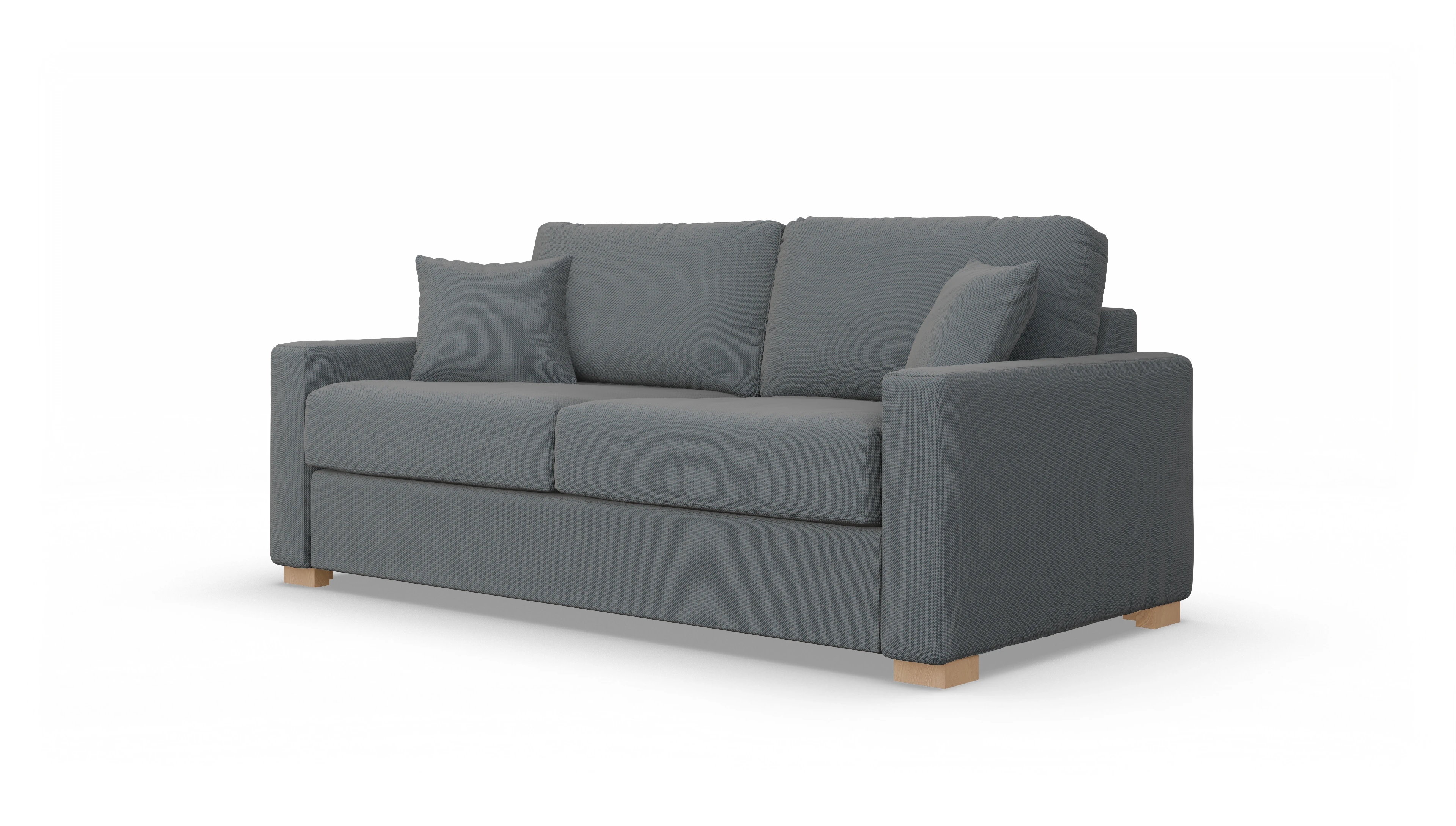 Ansicht des Produktes Christensen 3-Sitzer in Stoff blau