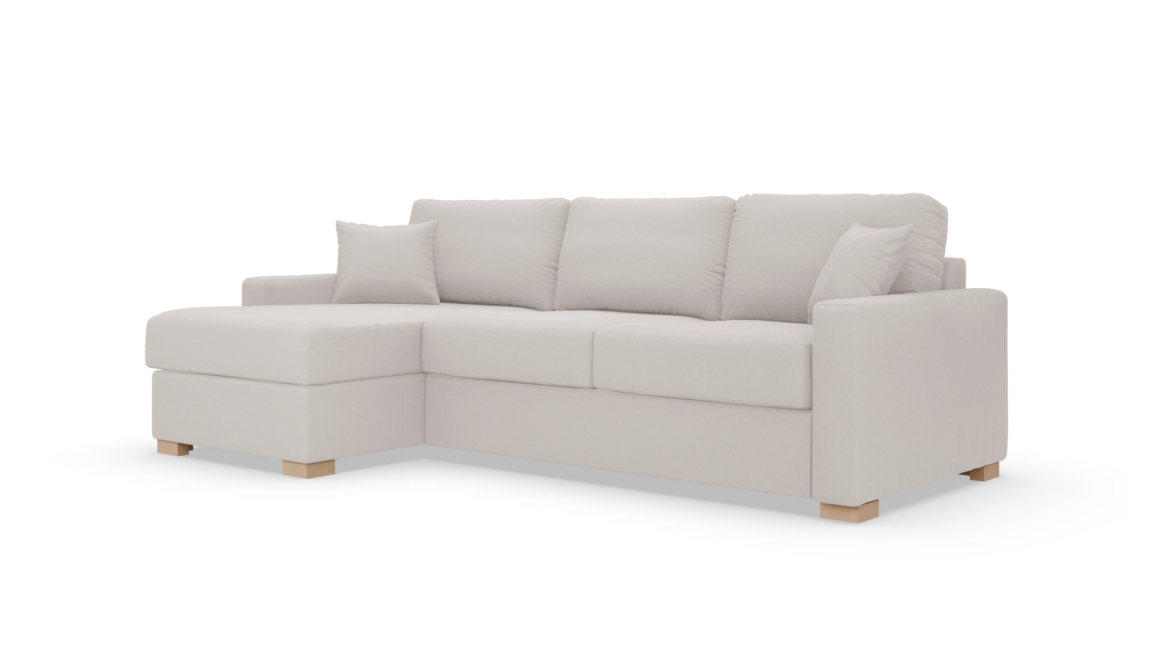 Ansicht des Produktes Christensen Sofa mit Rec links in Stoff beige