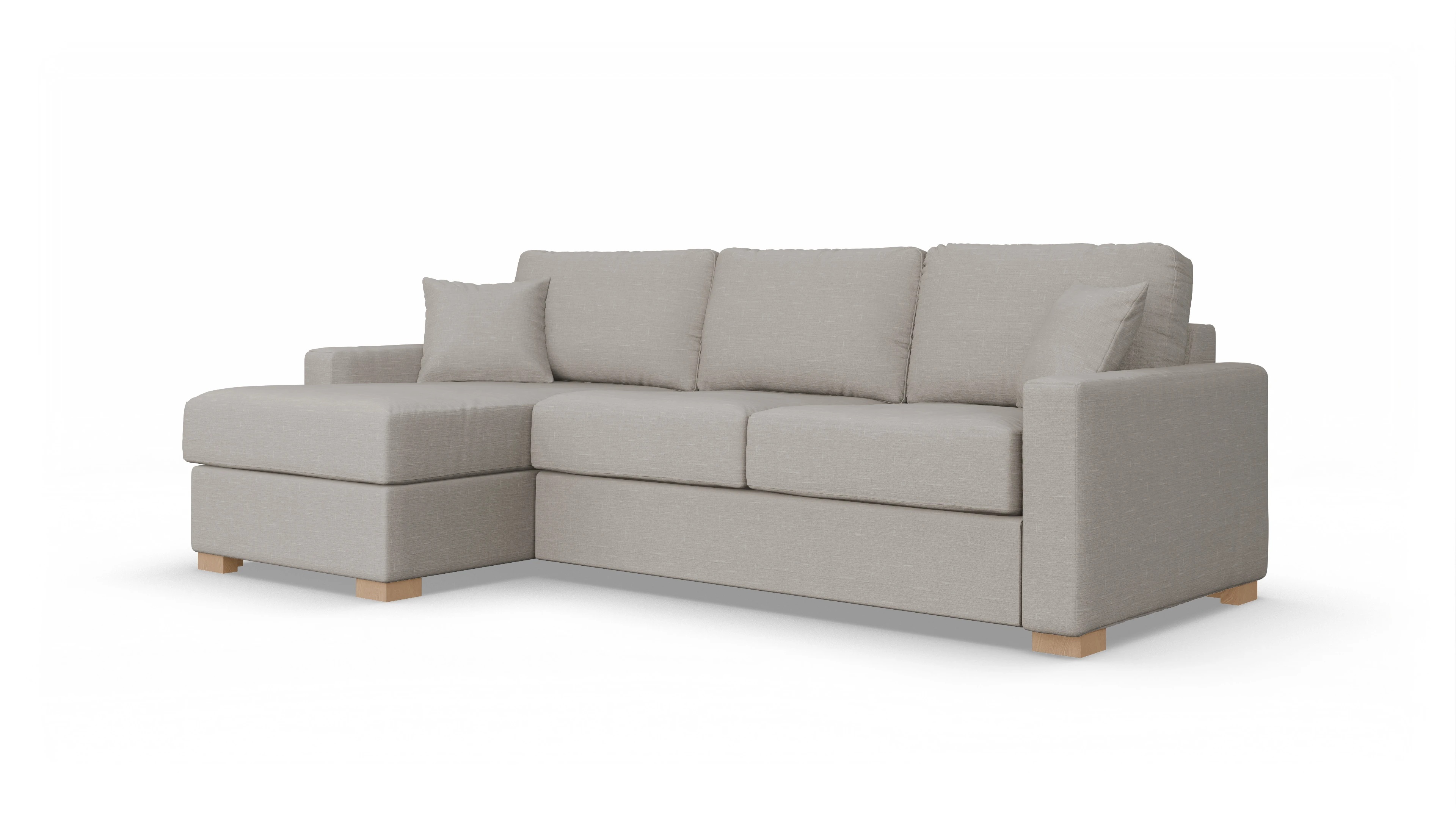 Ansicht des Produktes Christensen Sofa mit Rec links in Stoff beige