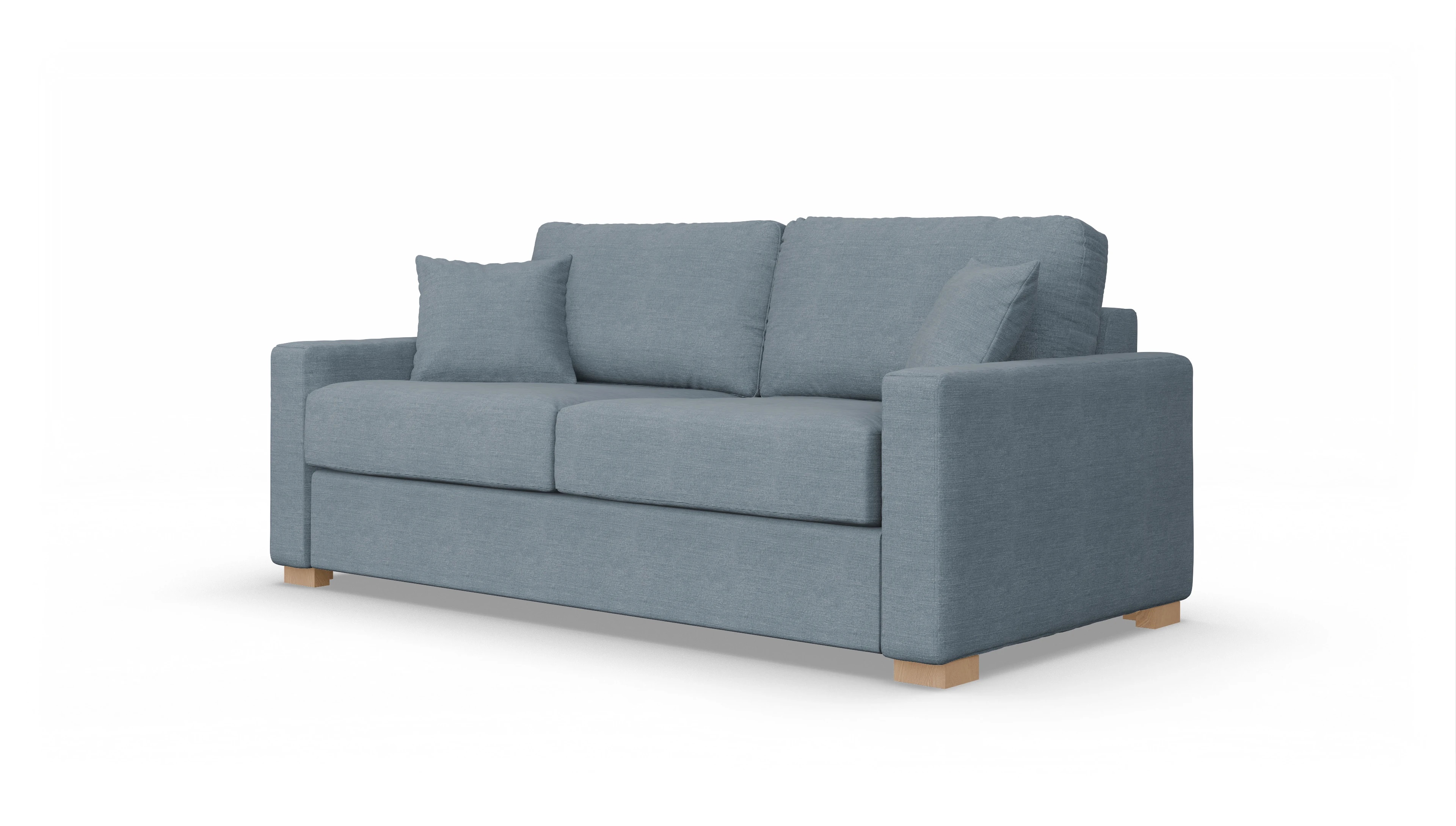 Ansicht des Produktes Christensen 3-Sitzer in Stoff blau