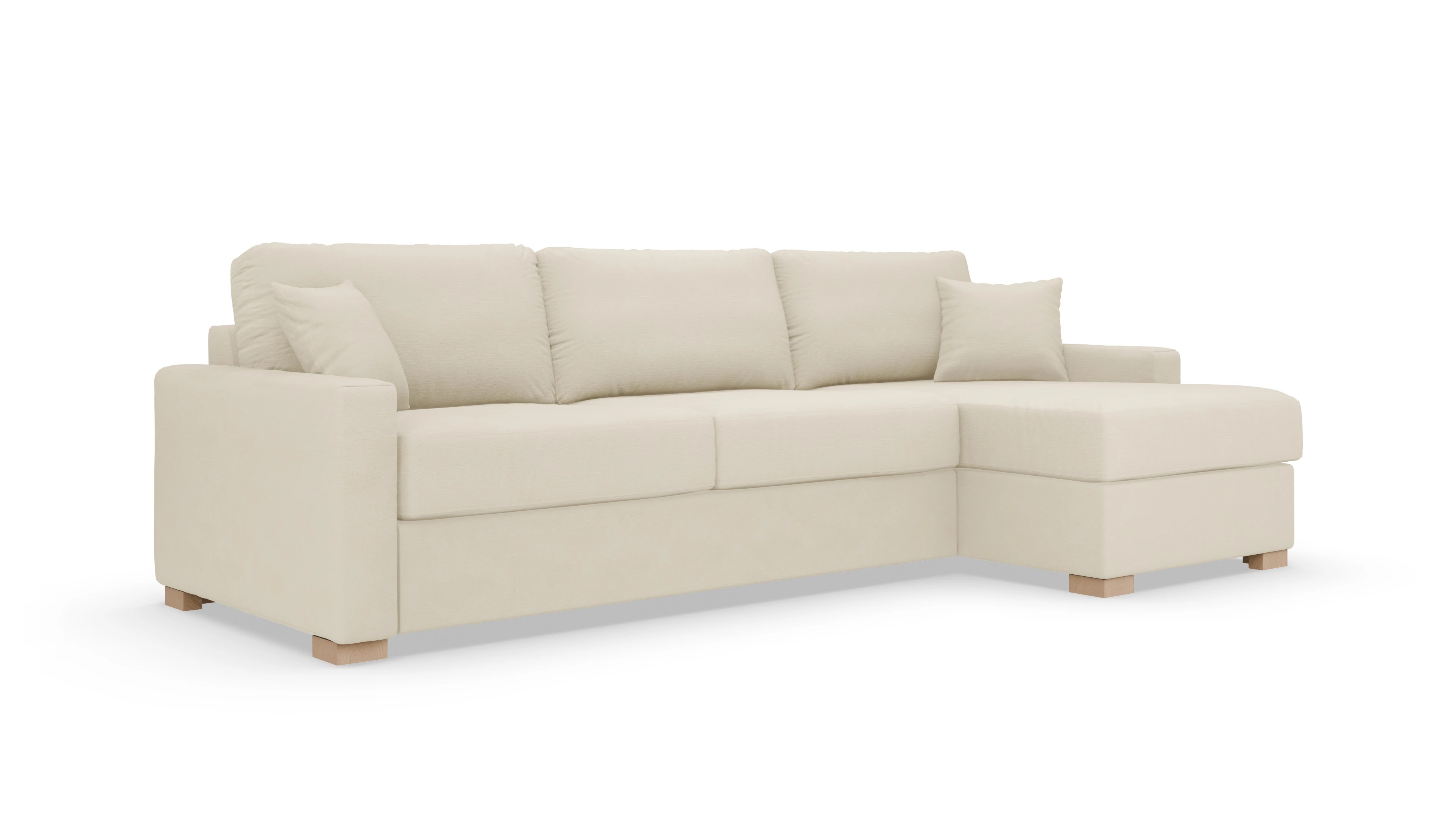 Ansicht des Produktes Christensen Sofa mit Rec rechts in Stoff beige