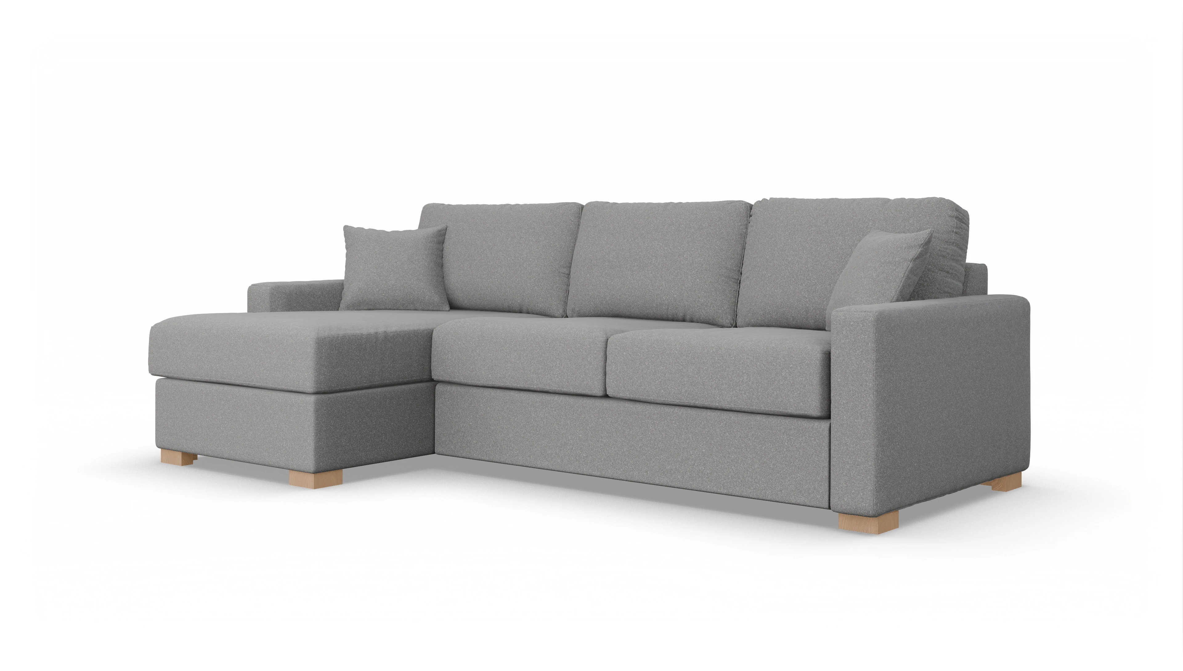 Ansicht des Produktes Christensen Sofa mit Rec links in Stoff grau