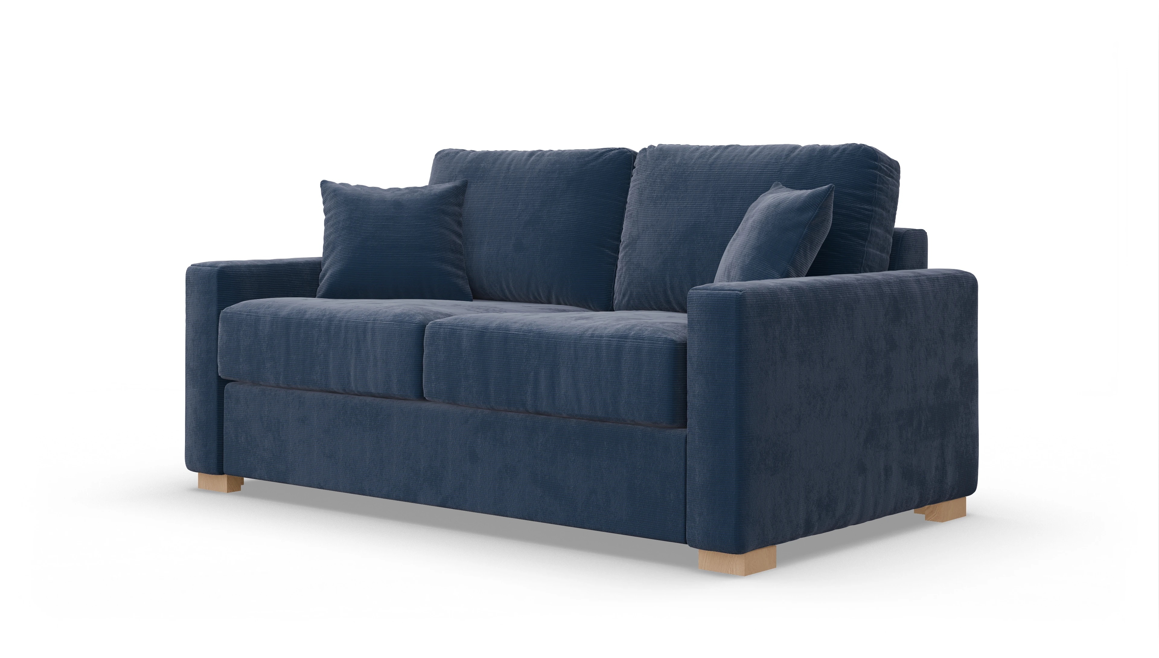 Ansicht des Produktes Christensen 2-Sitzer in Cord blau