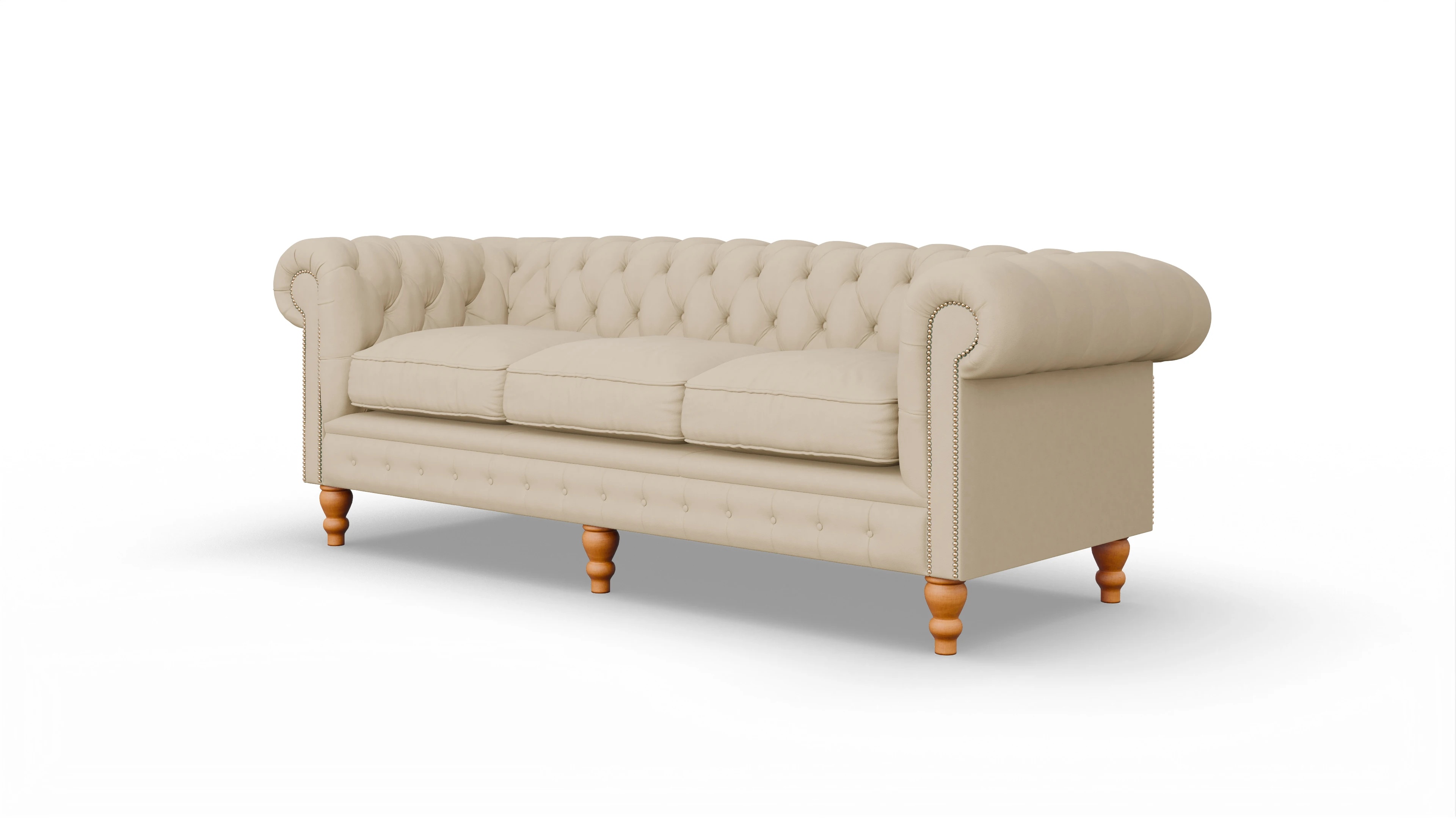 Ansicht des Produktes Russel 3,5-Sitzer in Leder beige