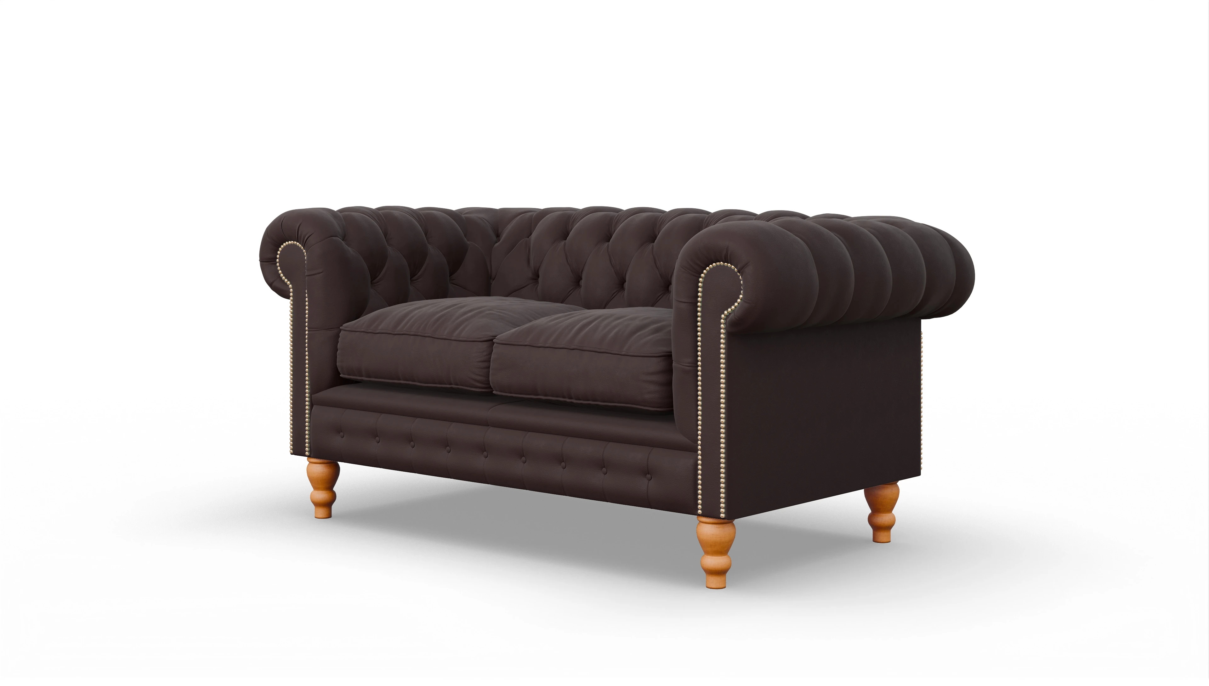 Ansicht des Produktes Russel 2-Sitzer in Leder braun