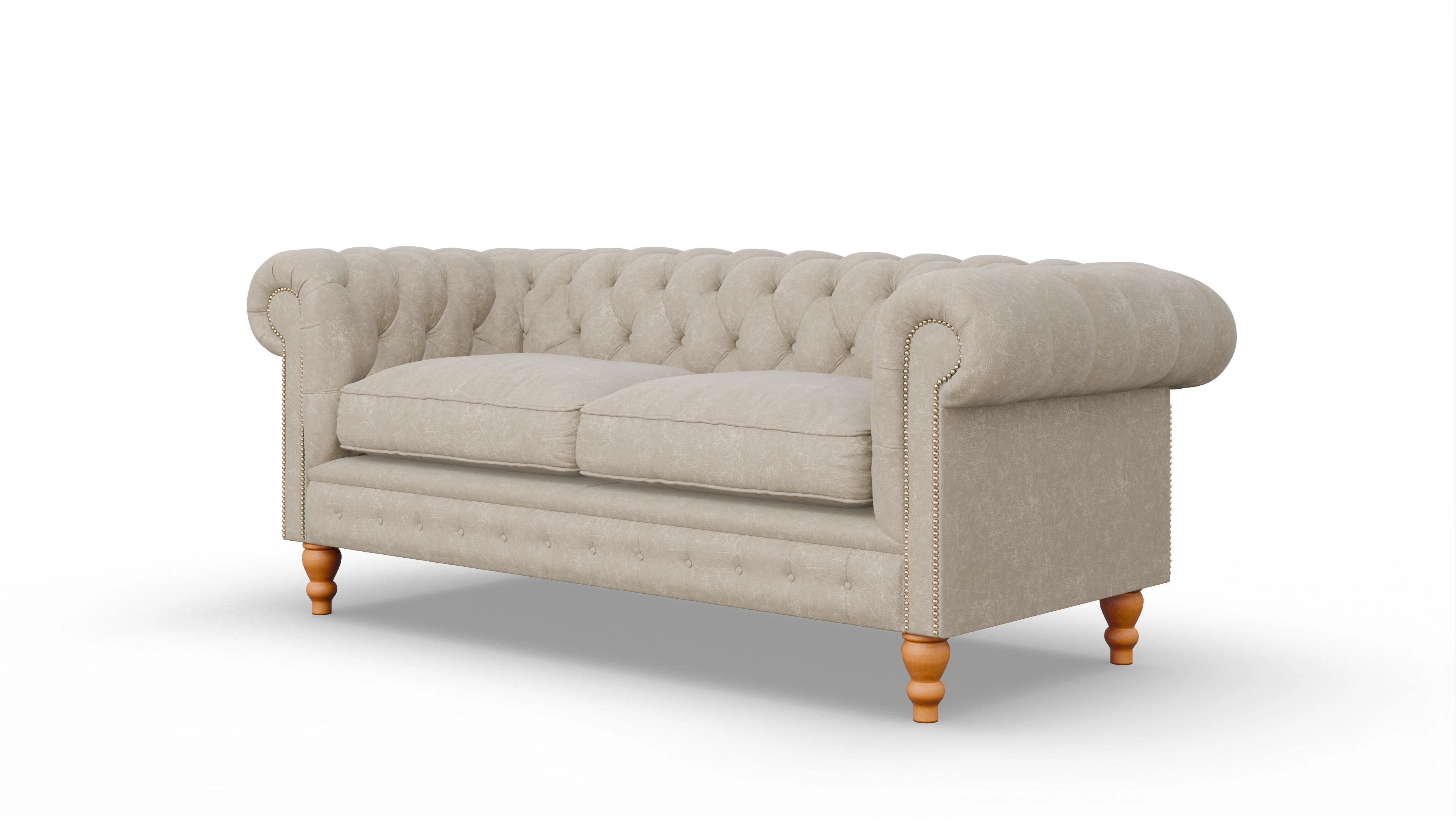 Ansicht des Produktes Russel 3-Sitzer in Leder beige