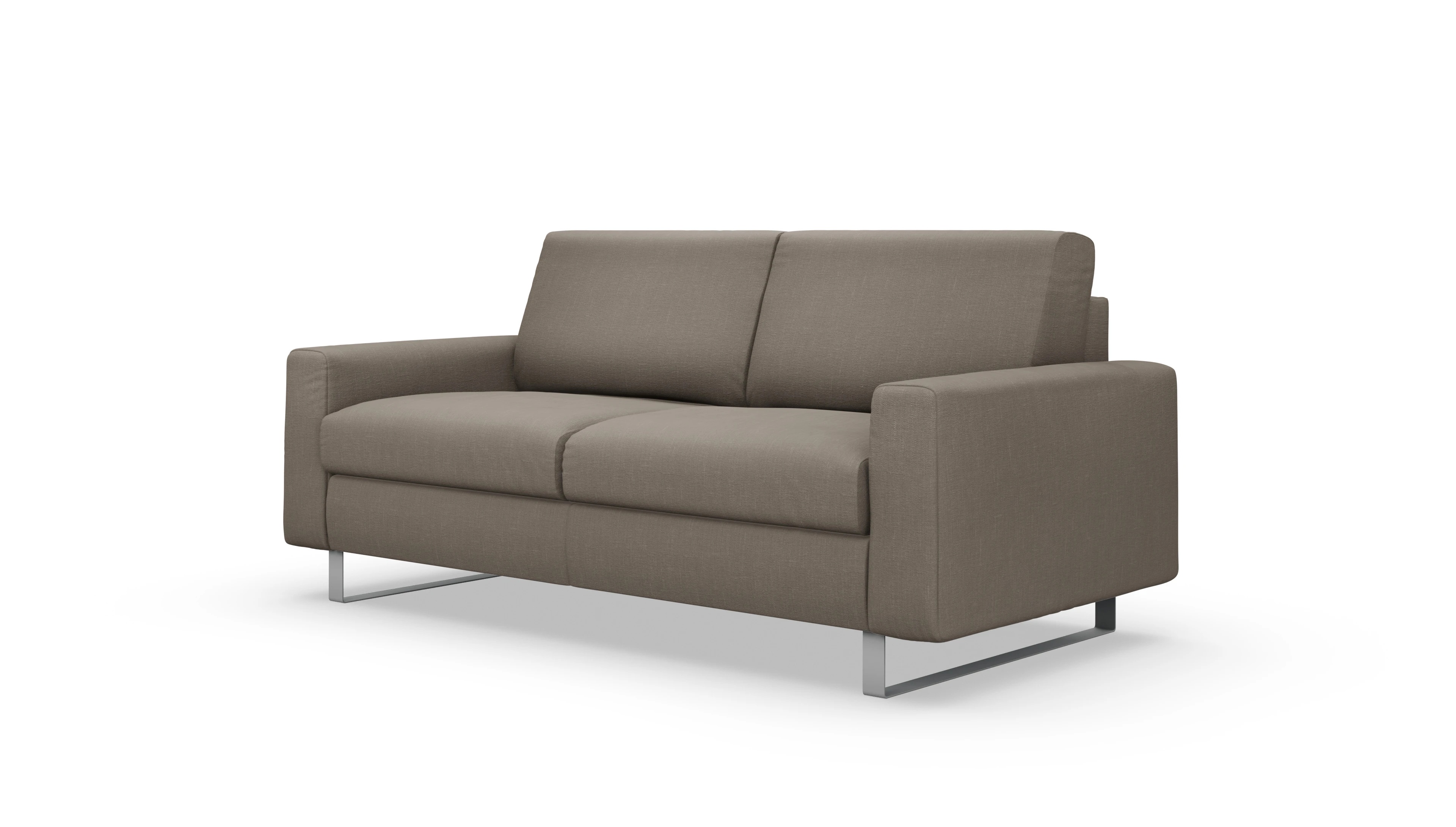 Schlafsofa Fontego Ansicht des Produktes Fontego 2,5-Sitzer in Stoff braun