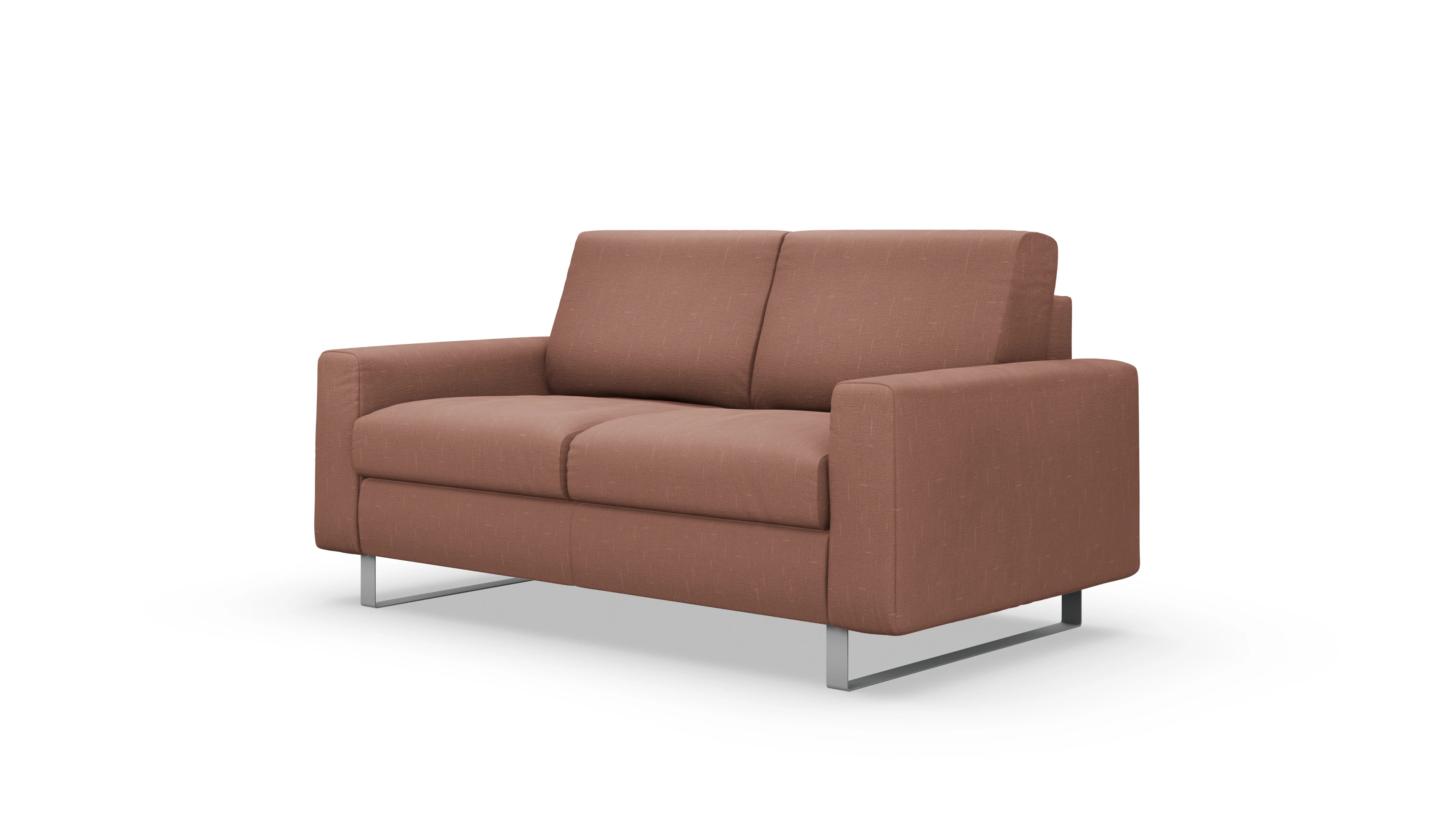 Schlafsofa Fontego Ansicht des Produktes Fontego 2-Sitzer in Stoff rot