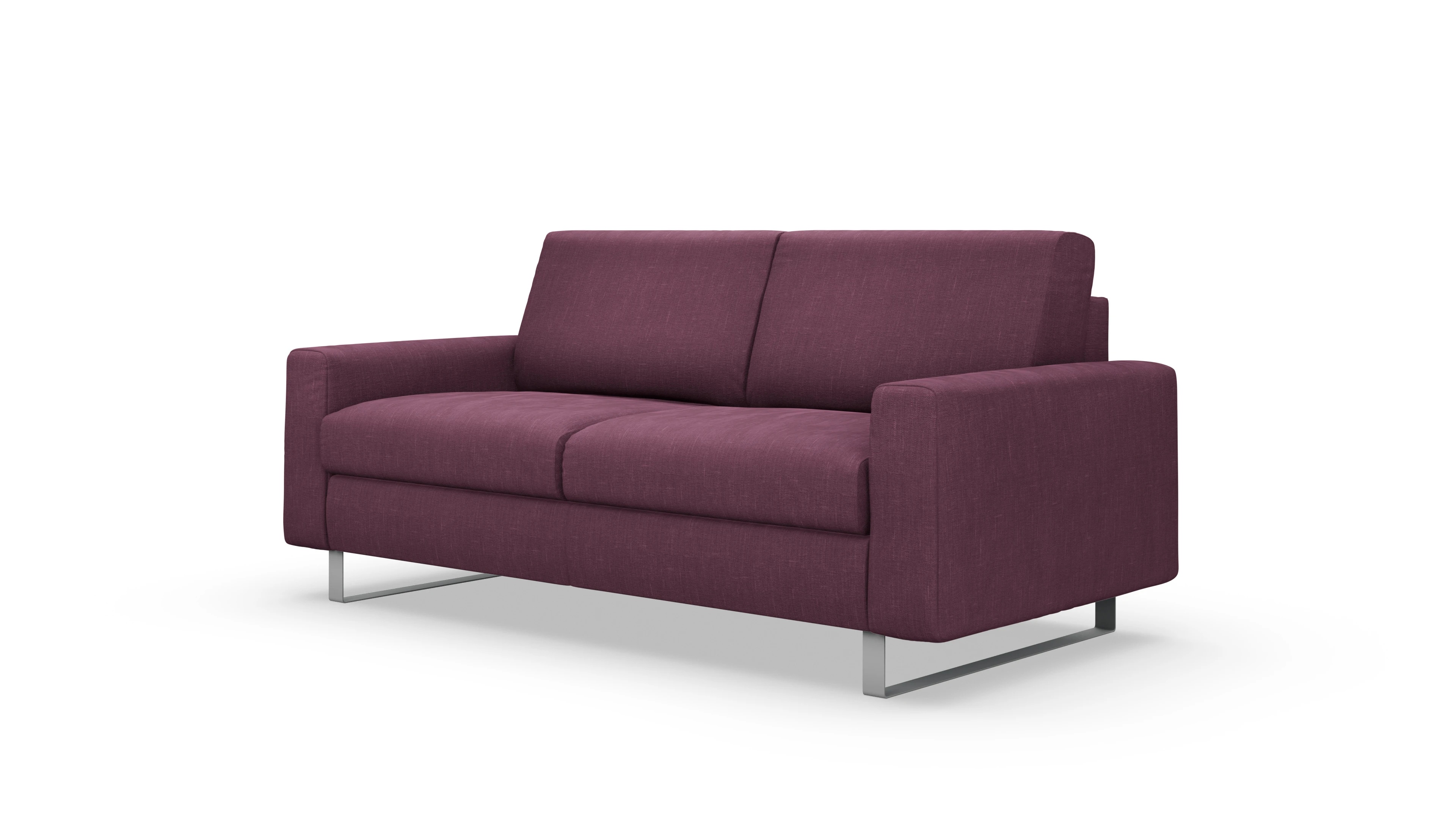 Schlafsofa Fontego Ansicht des Produktes Fontego 2,5-Sitzer in Stoff rot