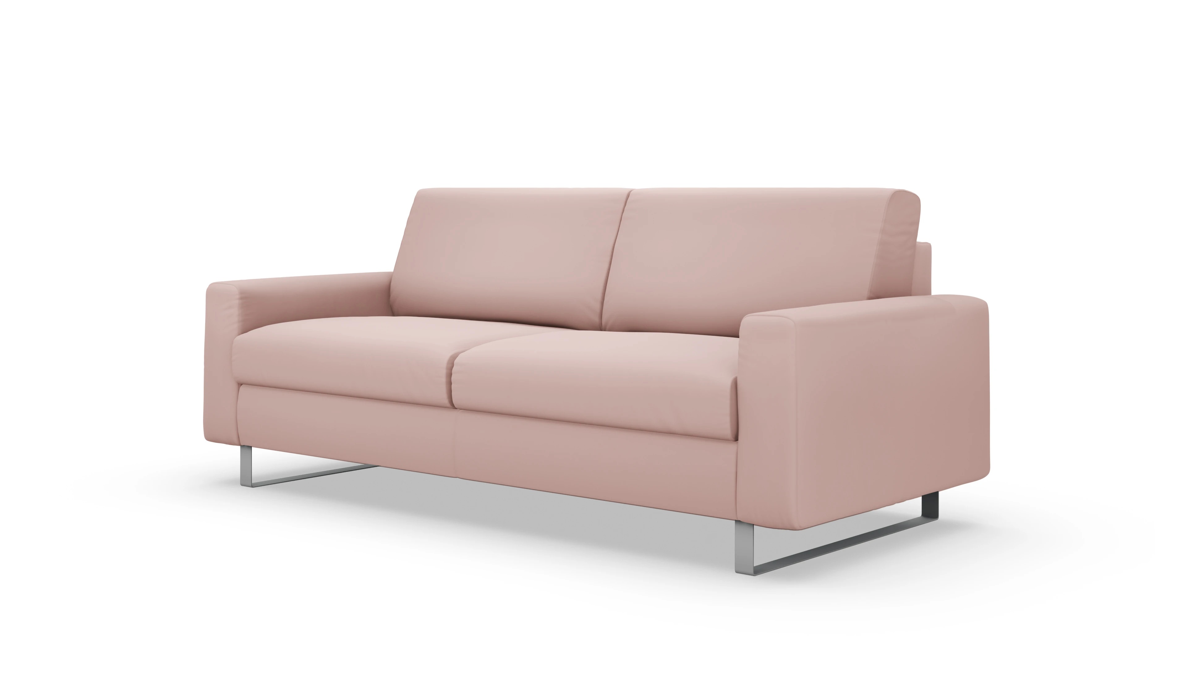 Schlafsofa Fontego Ansicht des Produktes Fontego 3-Sitzer in Samt rot