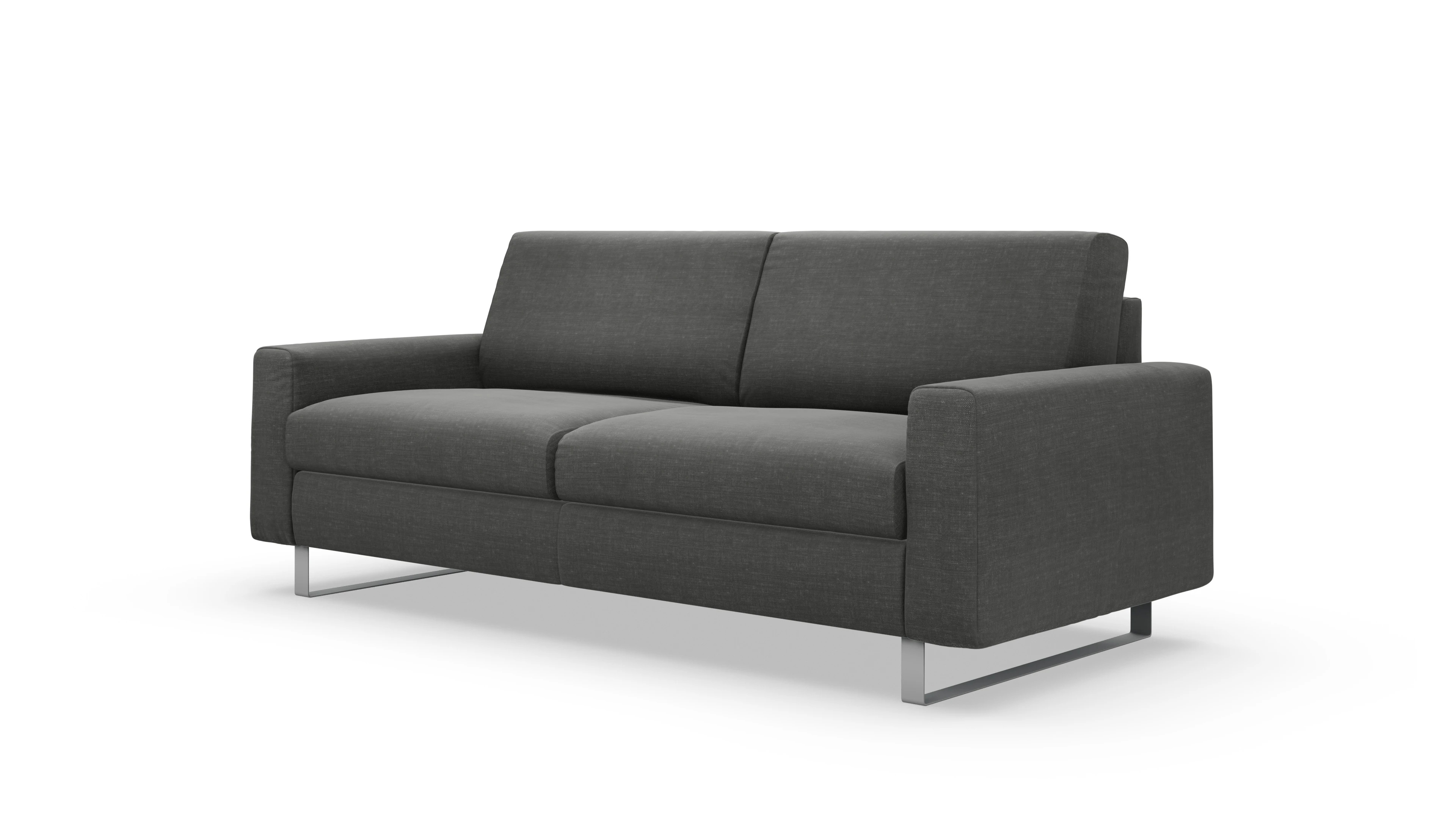Schlafsofa Fontego Ansicht des Produktes Fontego 3-Sitzer in Stoff grau