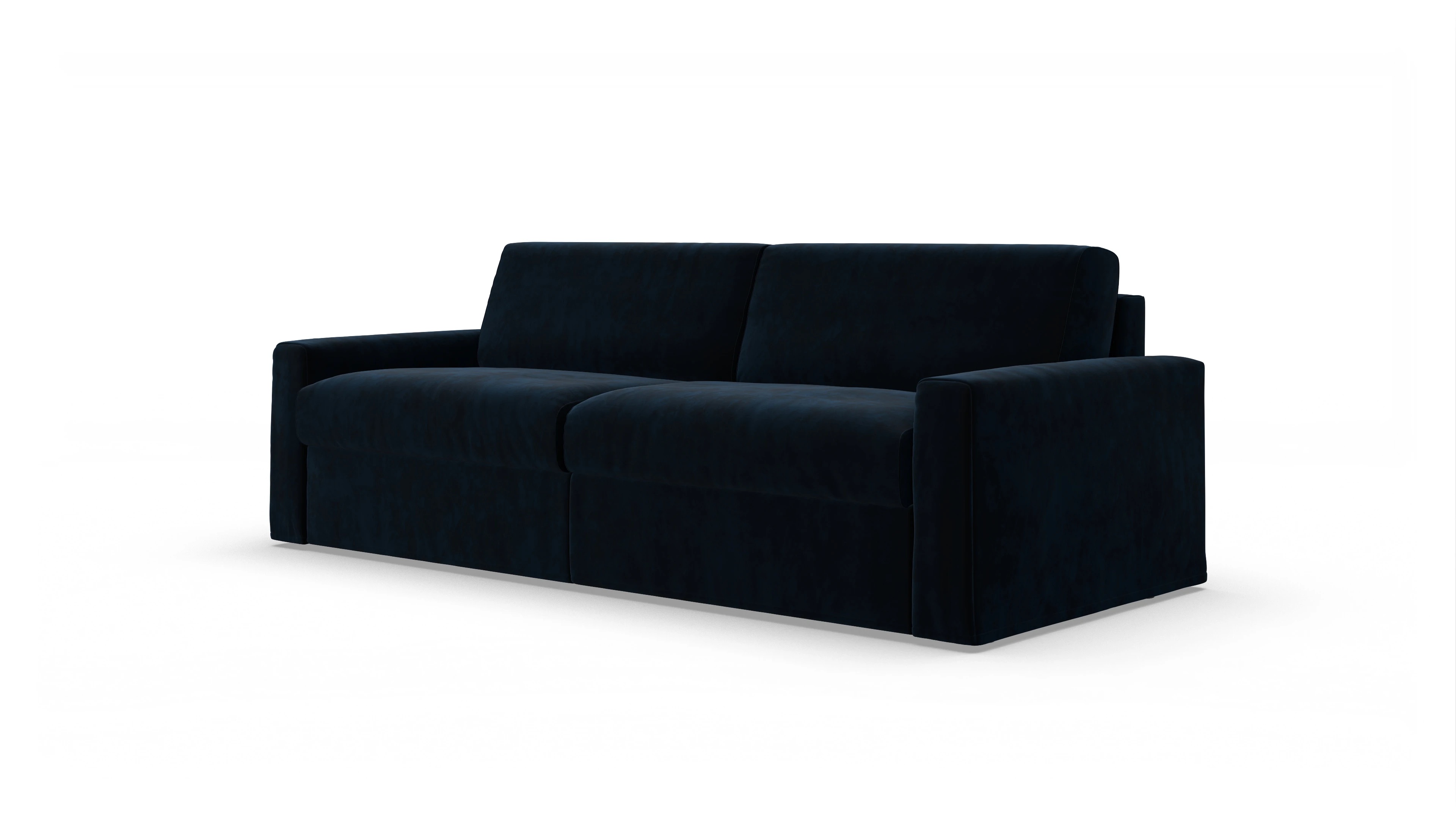 Ansicht des Produktes Vinanti 3-Sitzer in Samt blau