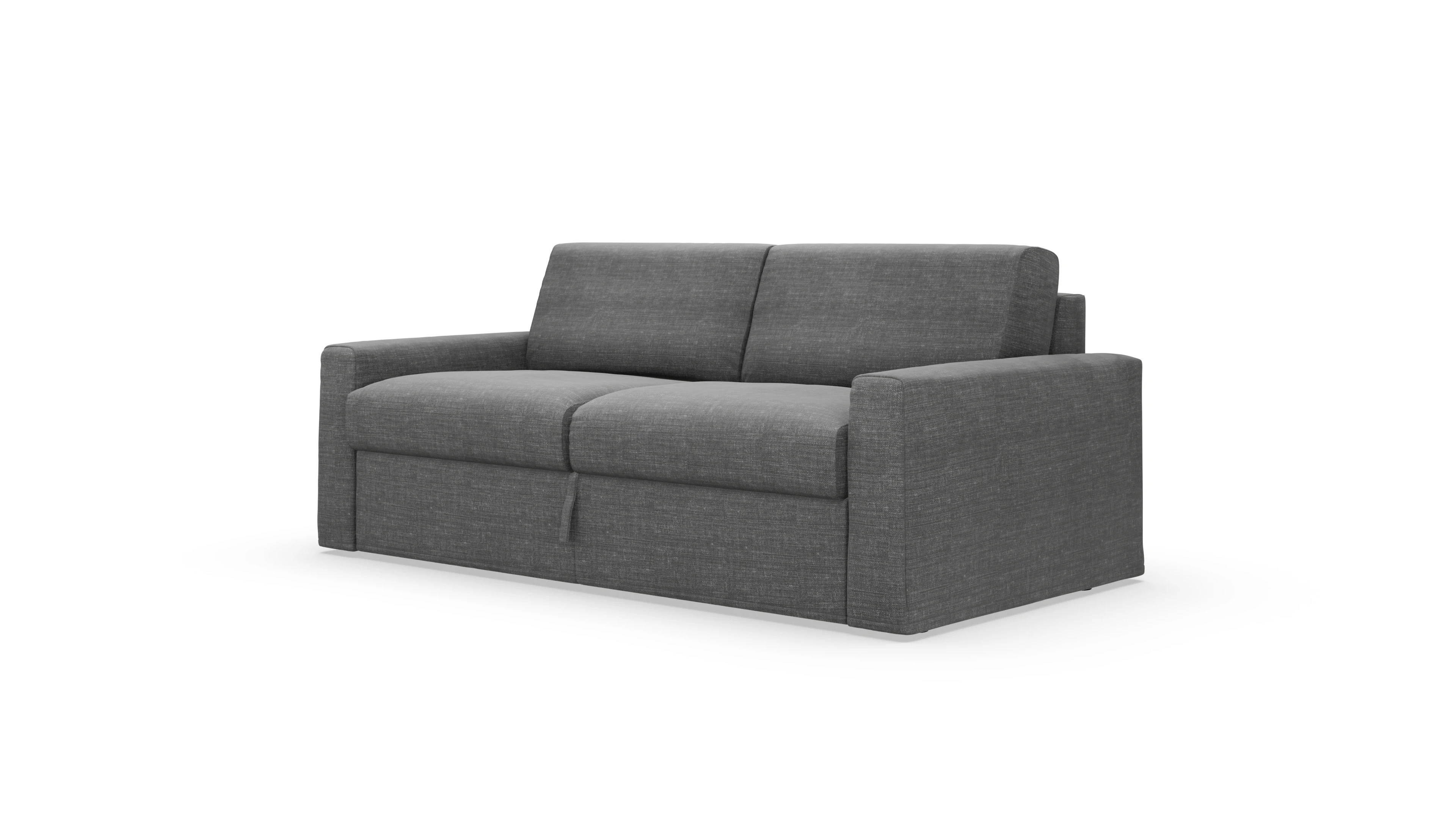 Schlafsofa Vinanti in Stoff Ansicht des Produktes Vinanti 2-Sitzer in Stoff grau