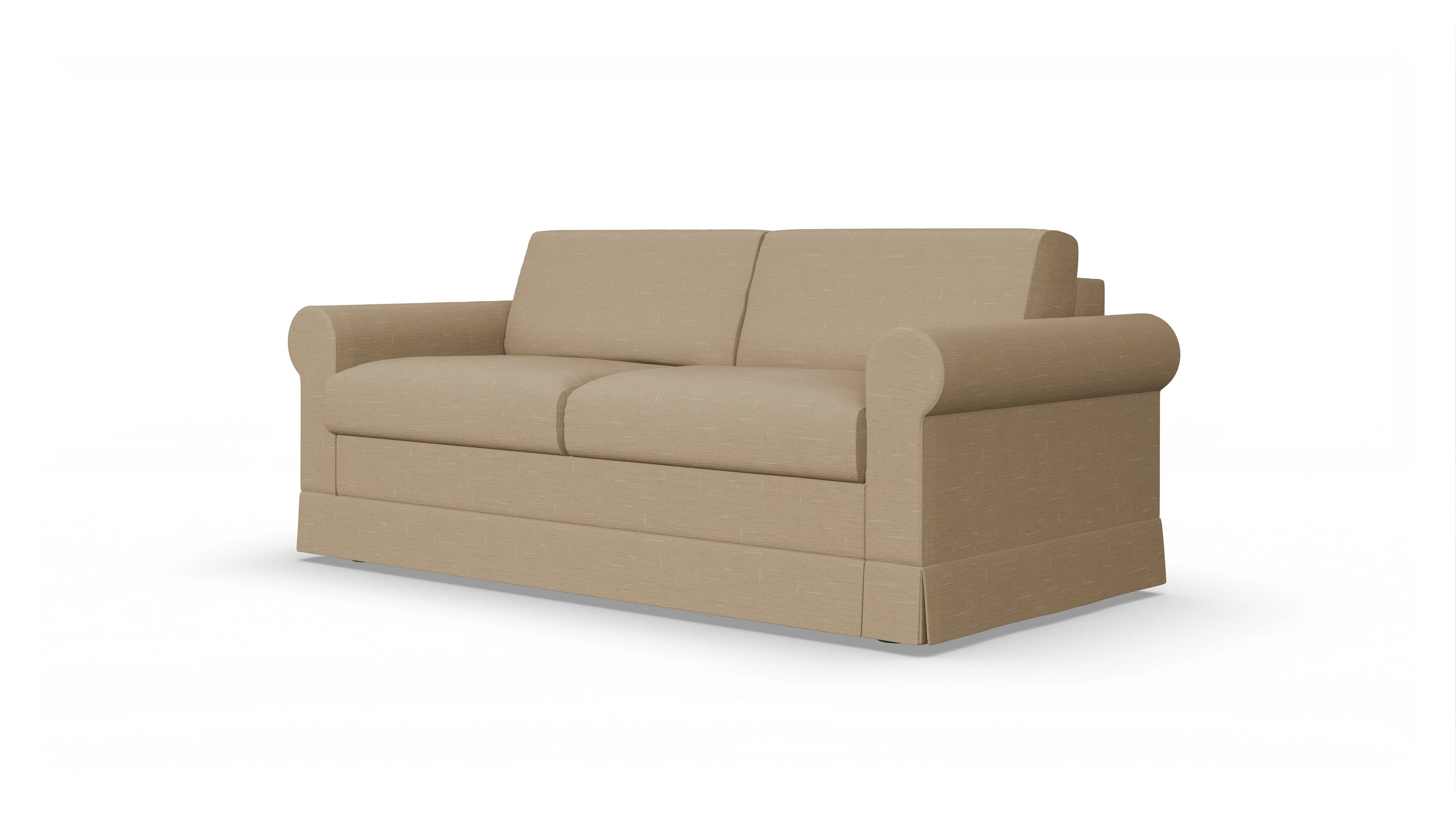 Schlafcouch Bareteri Ansicht des Produktes Bareteri 2,5-Sitzer in Stoff braun