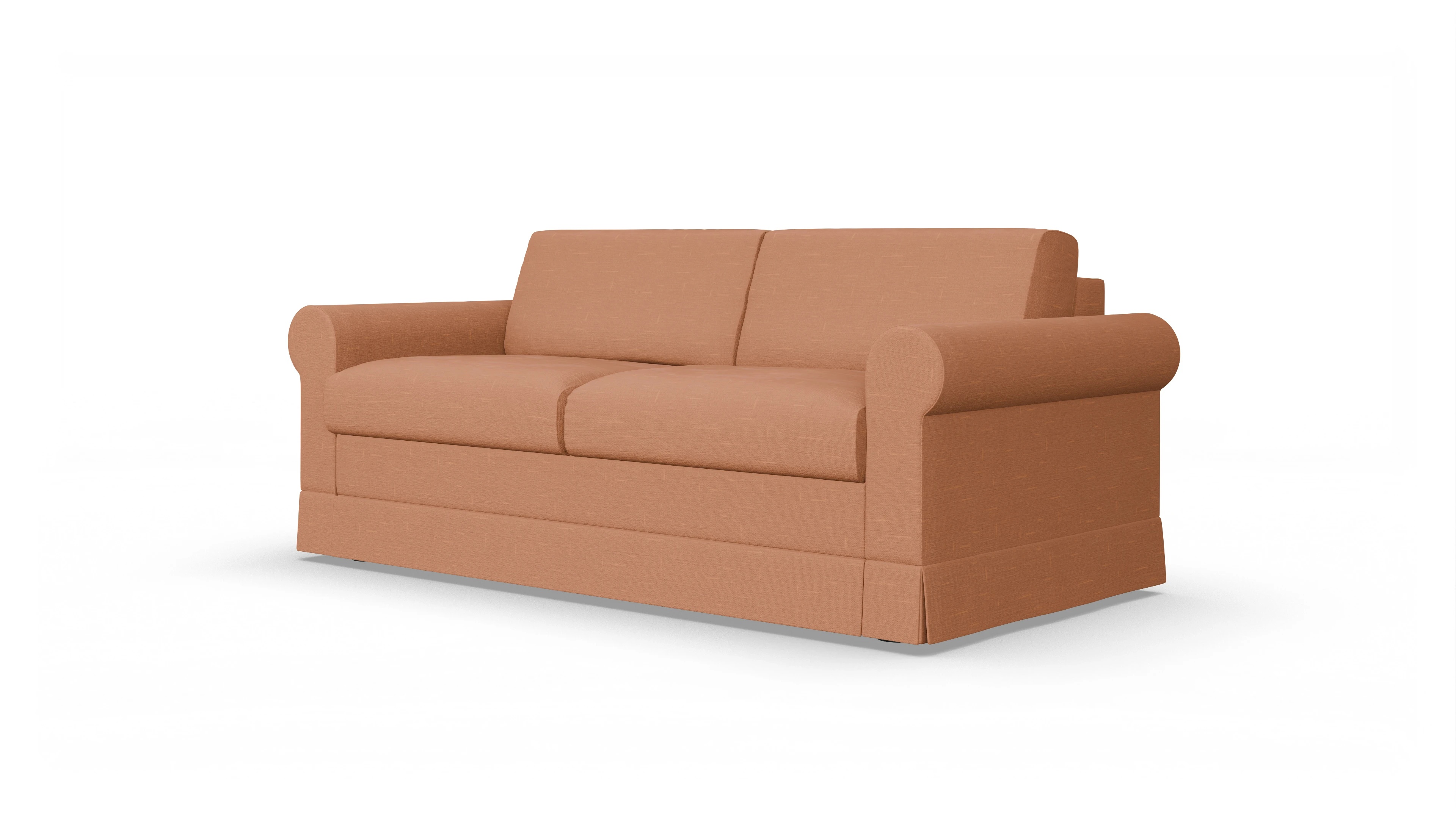 Ansicht des Produktes Bareteri 2,5-Sitzer in Stoff orange