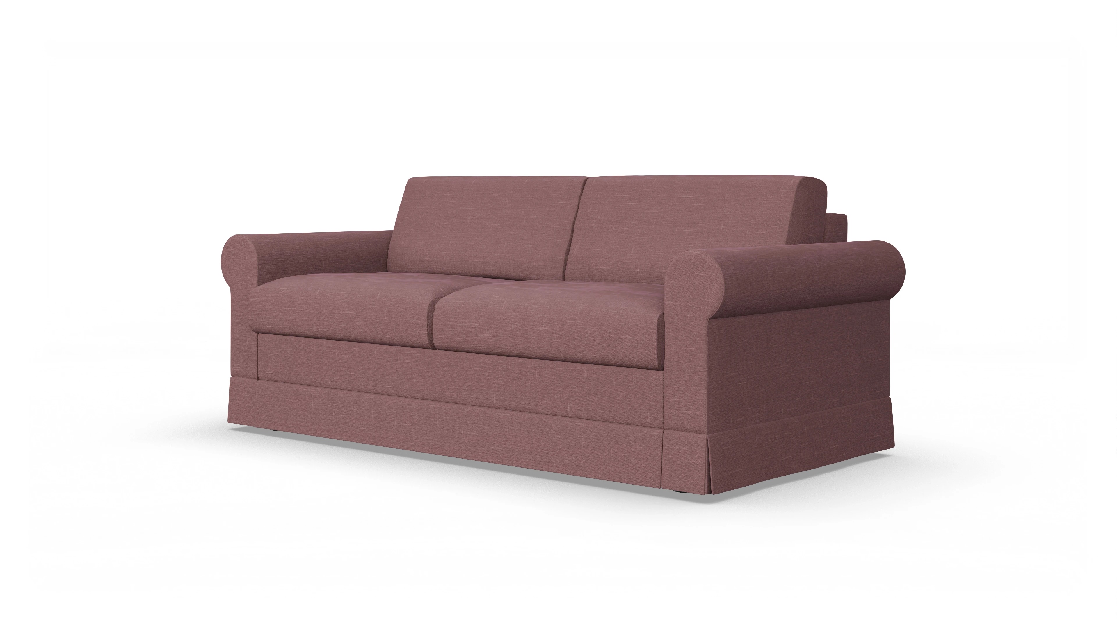 Schlafcouch Bareteri Ansicht des Produktes Bareteri 2,5-Sitzer in Stoff rot