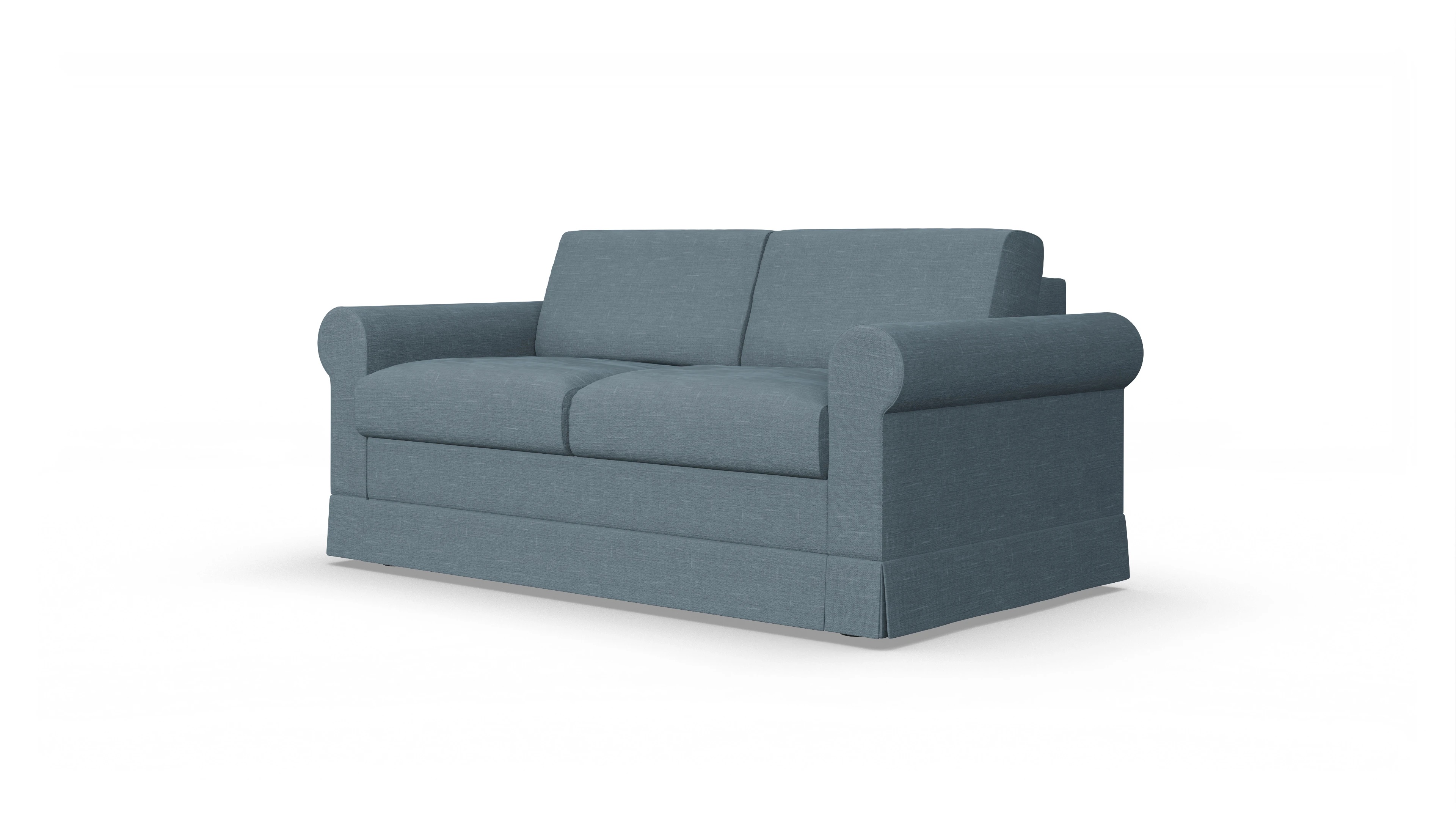 Ansicht des Produktes Bareteri 2-Sitzer in Stoff blau