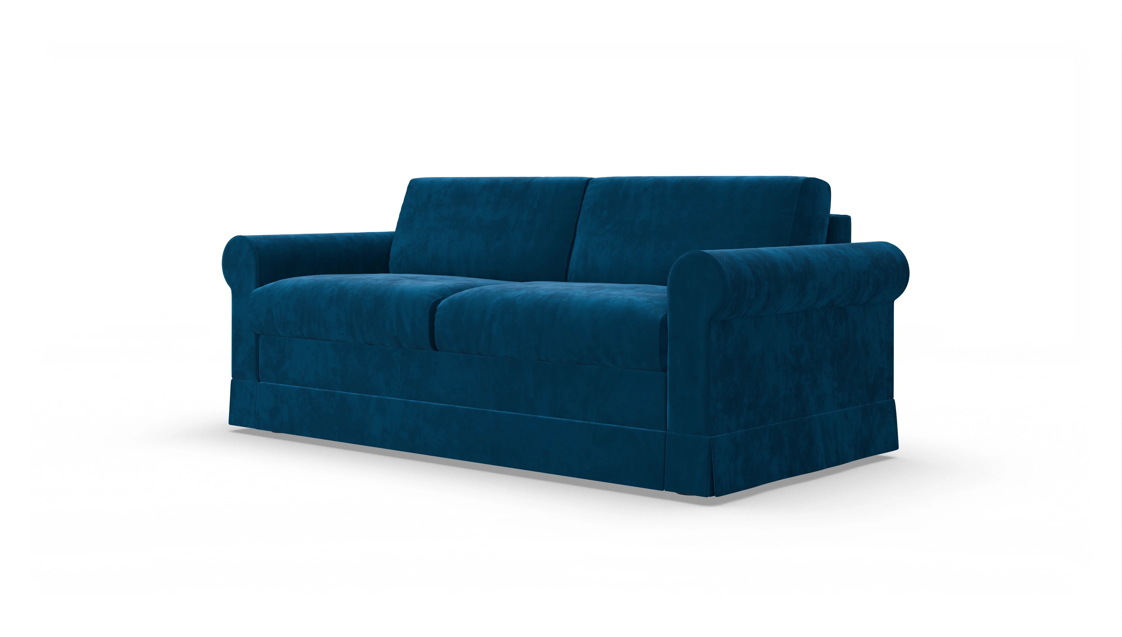 Ansicht des Produktes Bareteri 2,5-Sitzer in Samt blau
