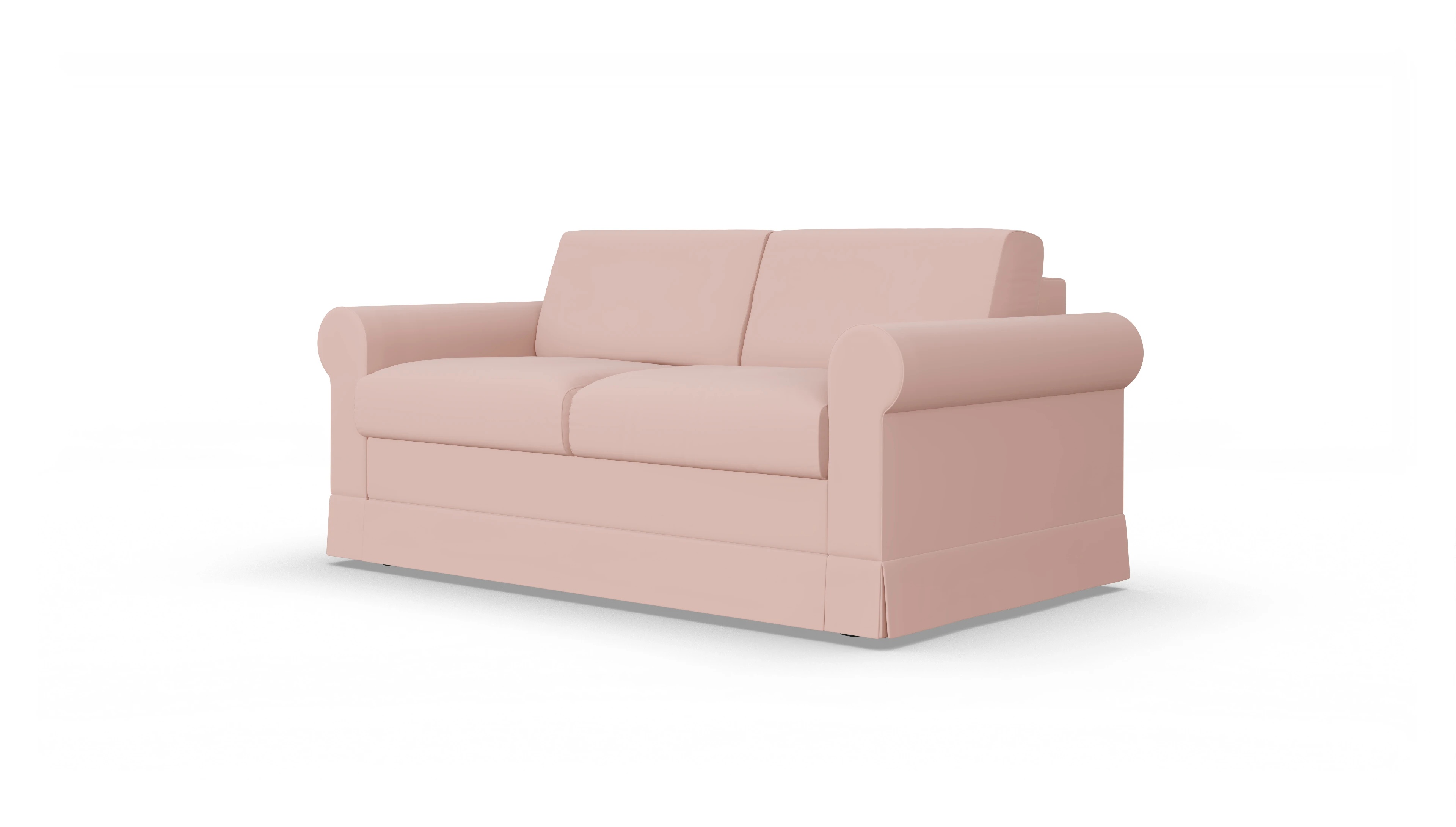 Schlafcouch Bareteri Ansicht des Produktes Bareteri 2-Sitzer in Samt rot