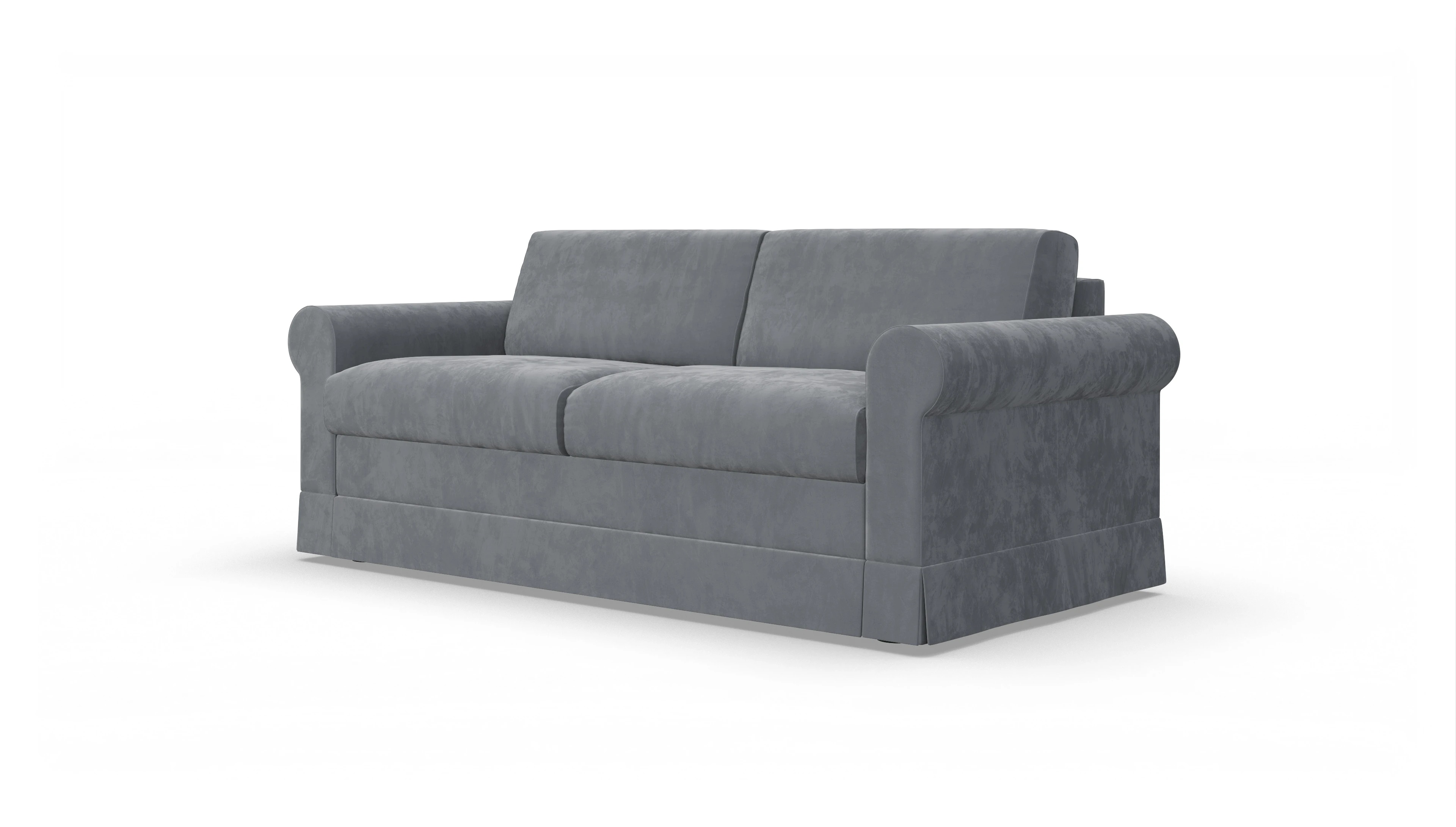 Schlafcouch Bareteri Ansicht des Produktes Bareteri 2,5-Sitzer in Samt grau