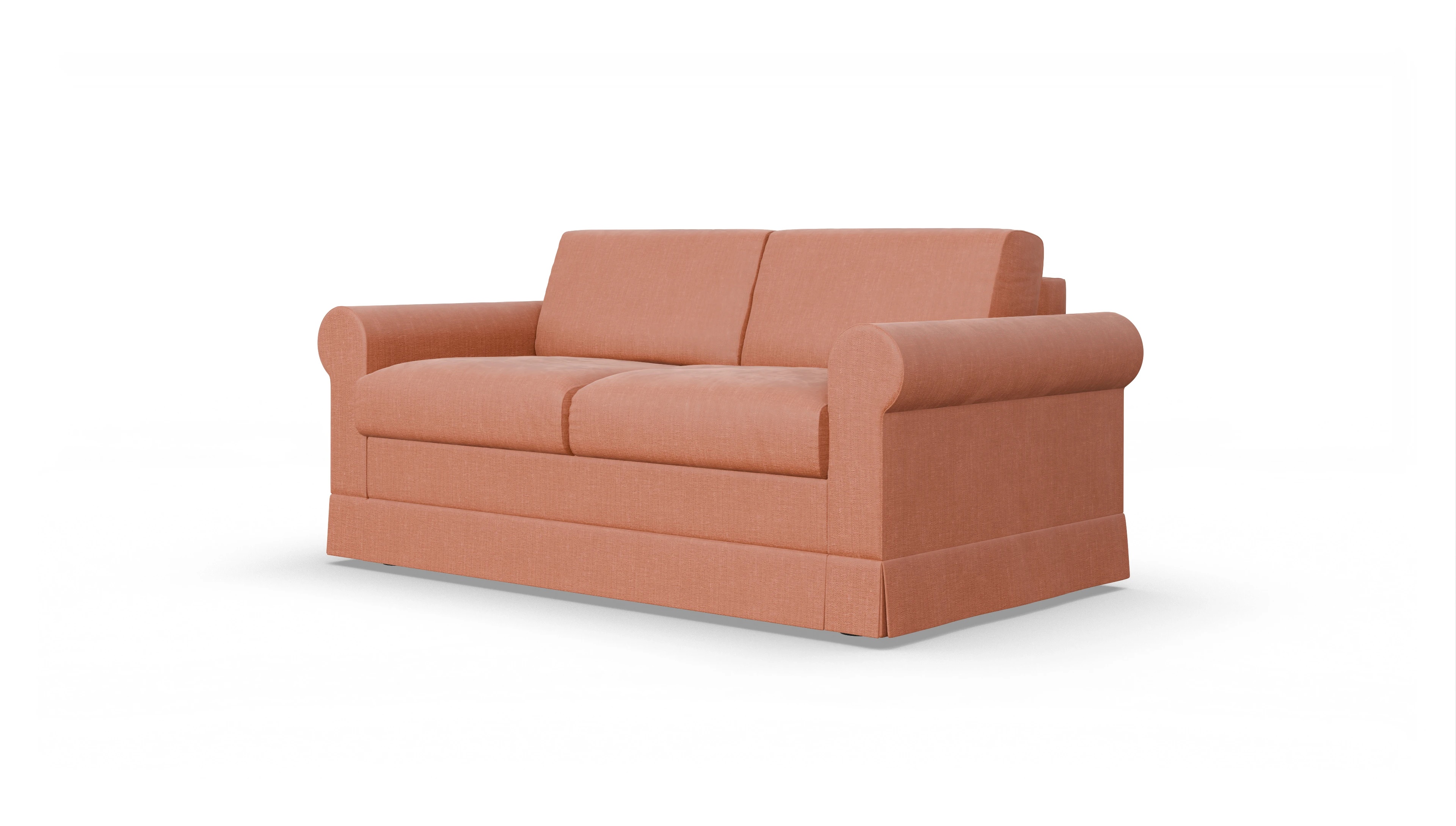 Schlafcouch Bareteri Ansicht des Produktes Bareteri 2-Sitzer in Stoff orange