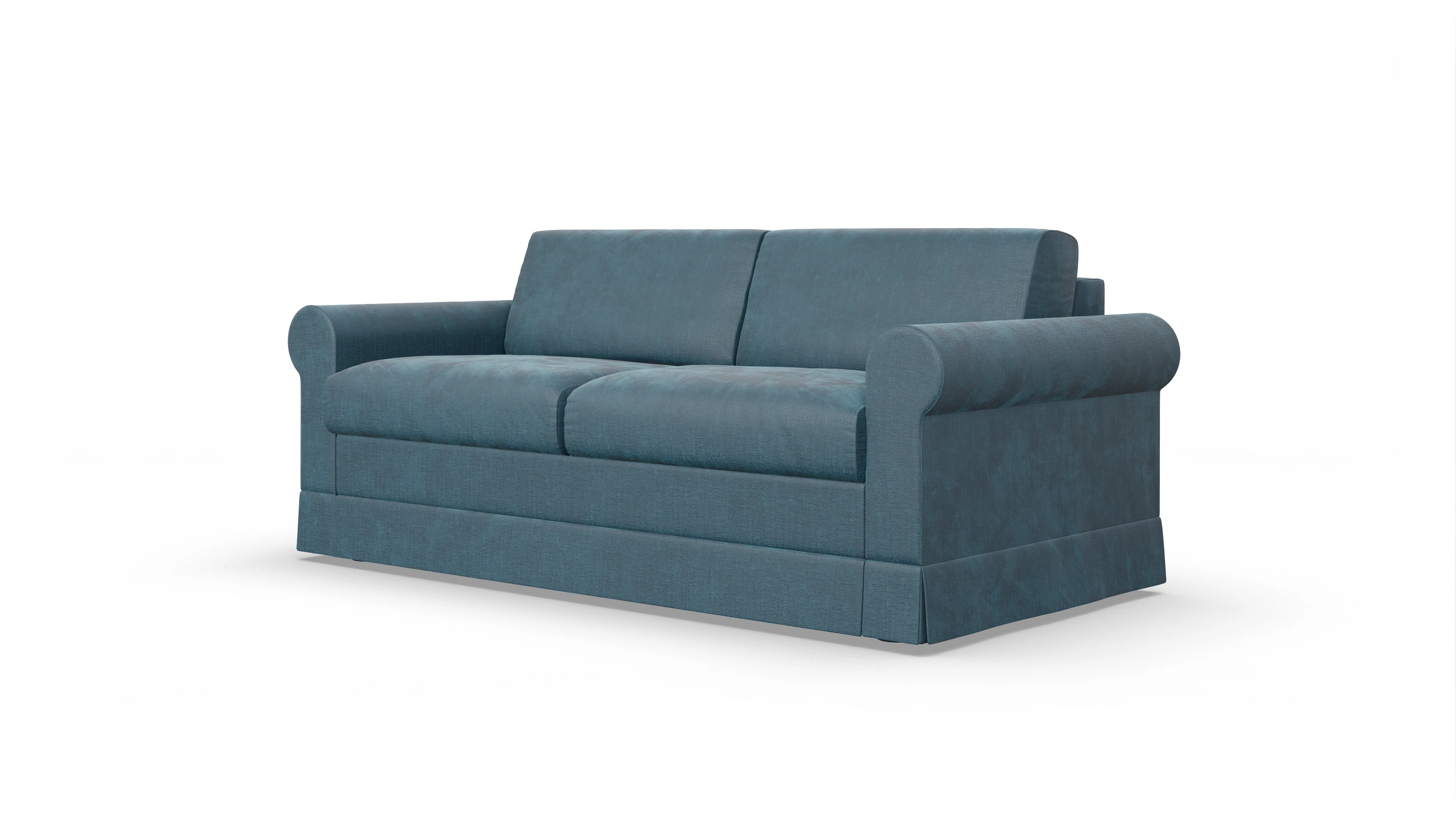 Ansicht des Produktes Bareteri 2,5-Sitzer in Stoff blau