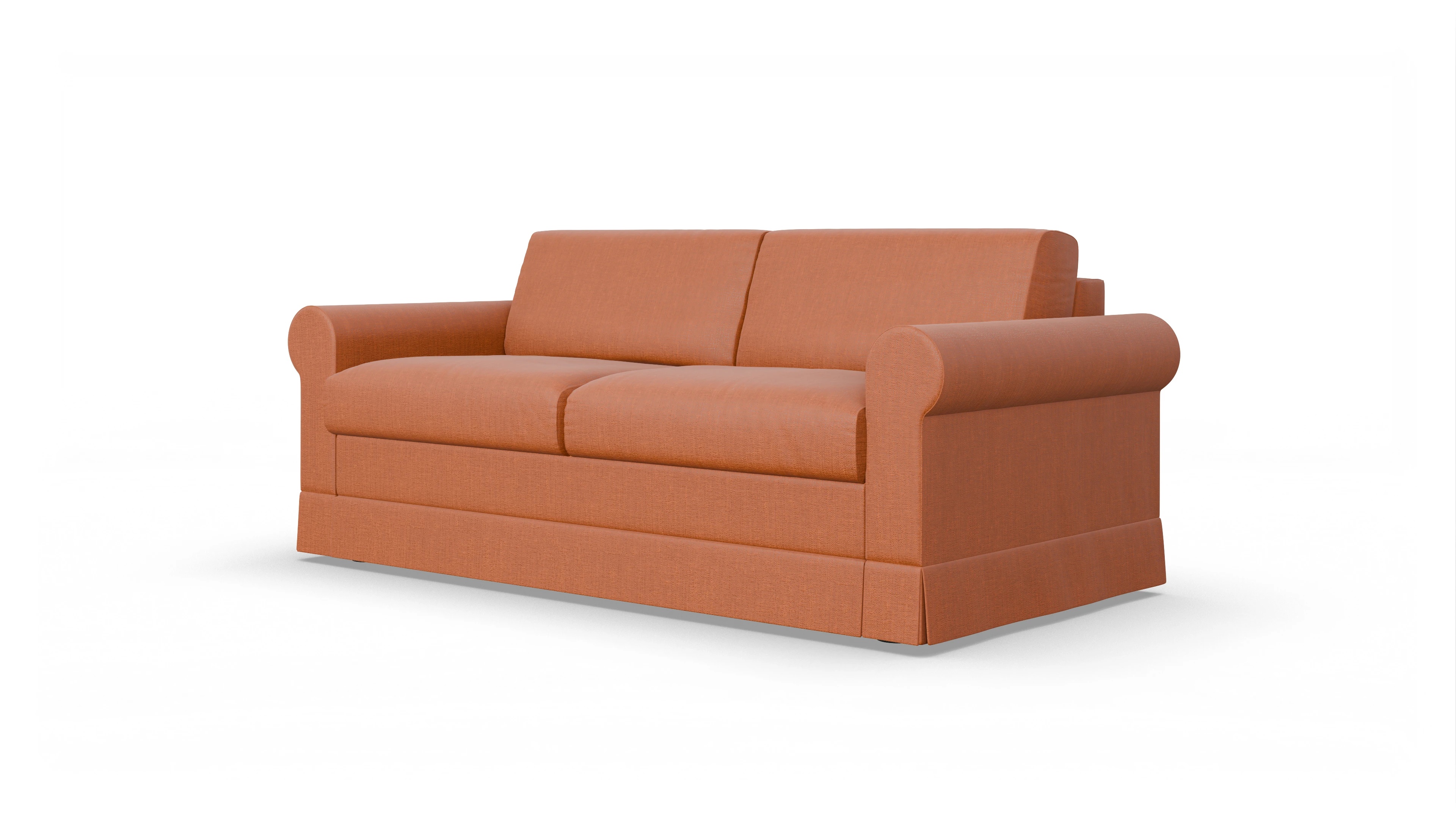 Ansicht des Produktes Bareteri 2,5-Sitzer in Stoff orange