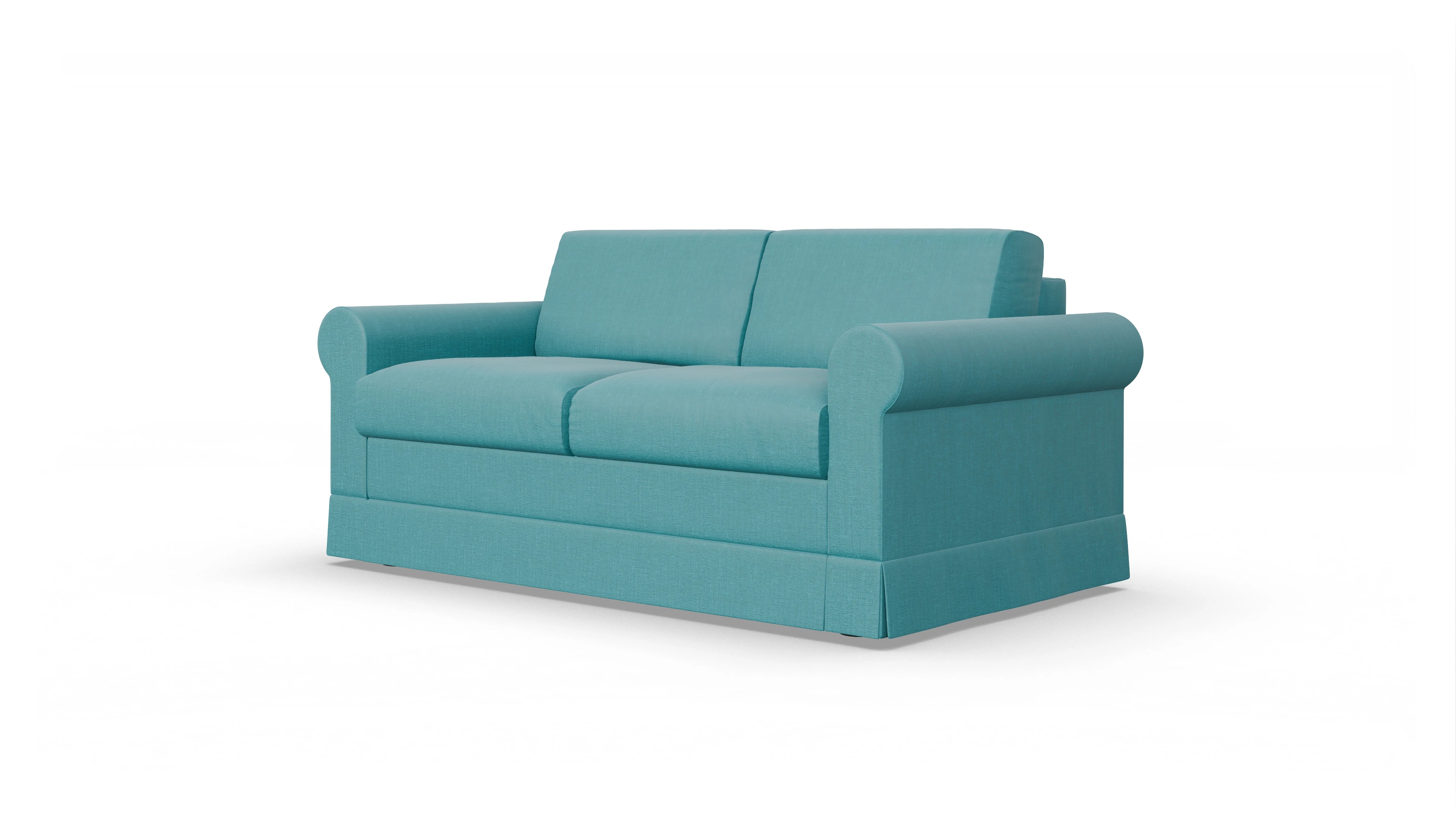 Schlafcouch Bareteri Ansicht des Produktes Bareteri 2-Sitzer in Stoff blau