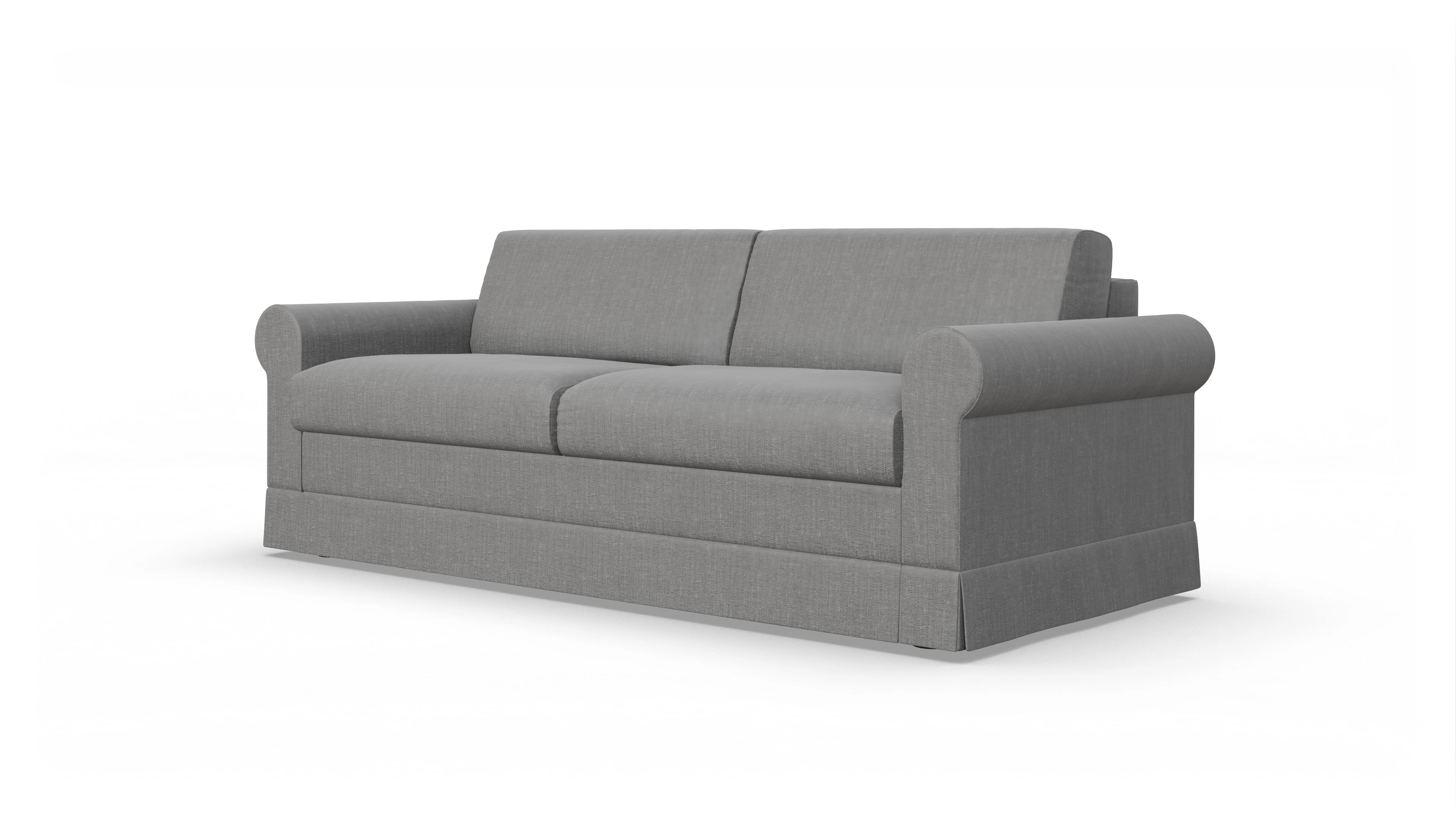 Schlafcouch Bareteri Ansicht des Produktes Bareteri 3-Sitzer in Stoff grau