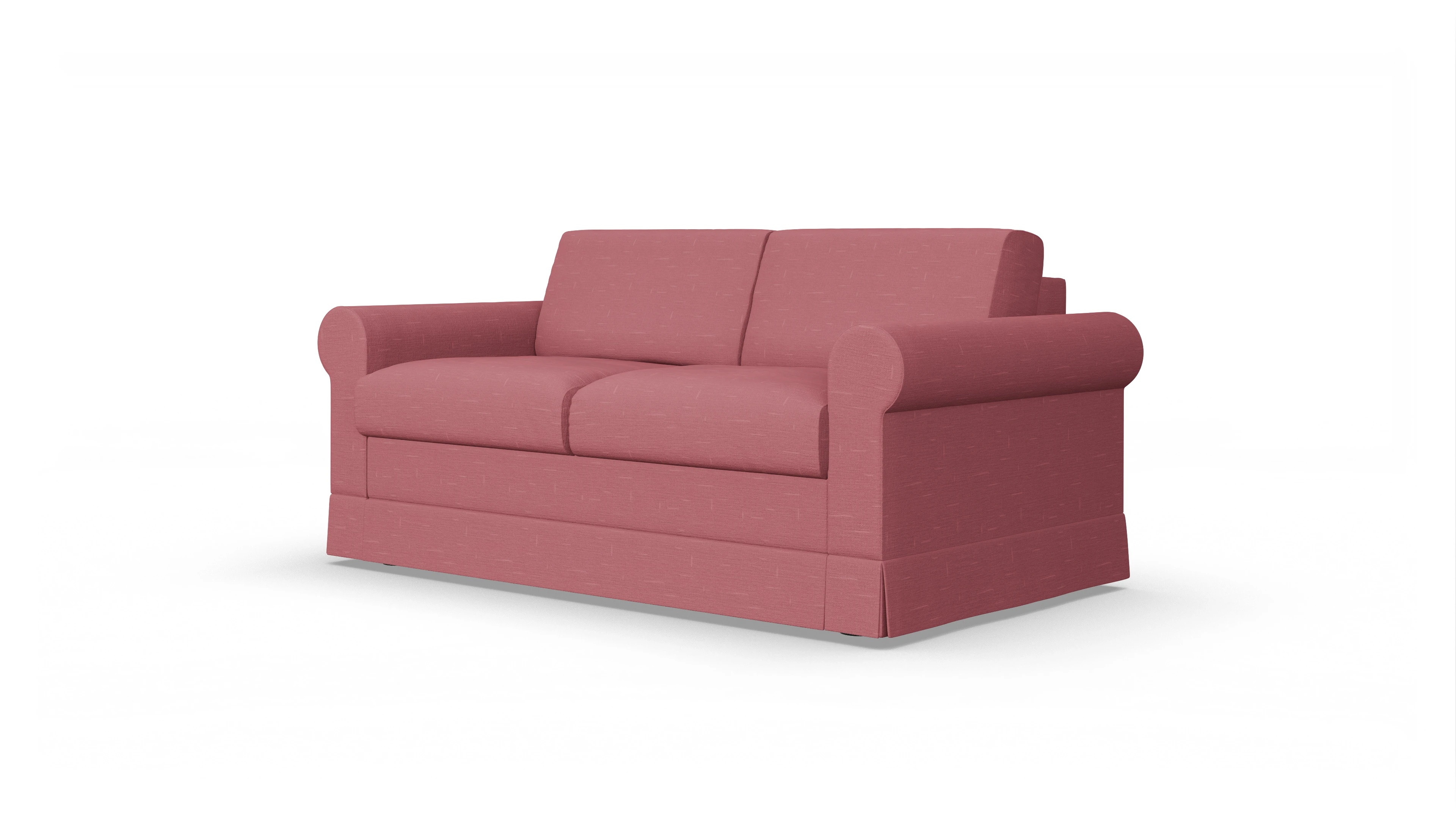 Schlafcouch Bareteri Ansicht des Produktes Bareteri 2-Sitzer in Stoff rot