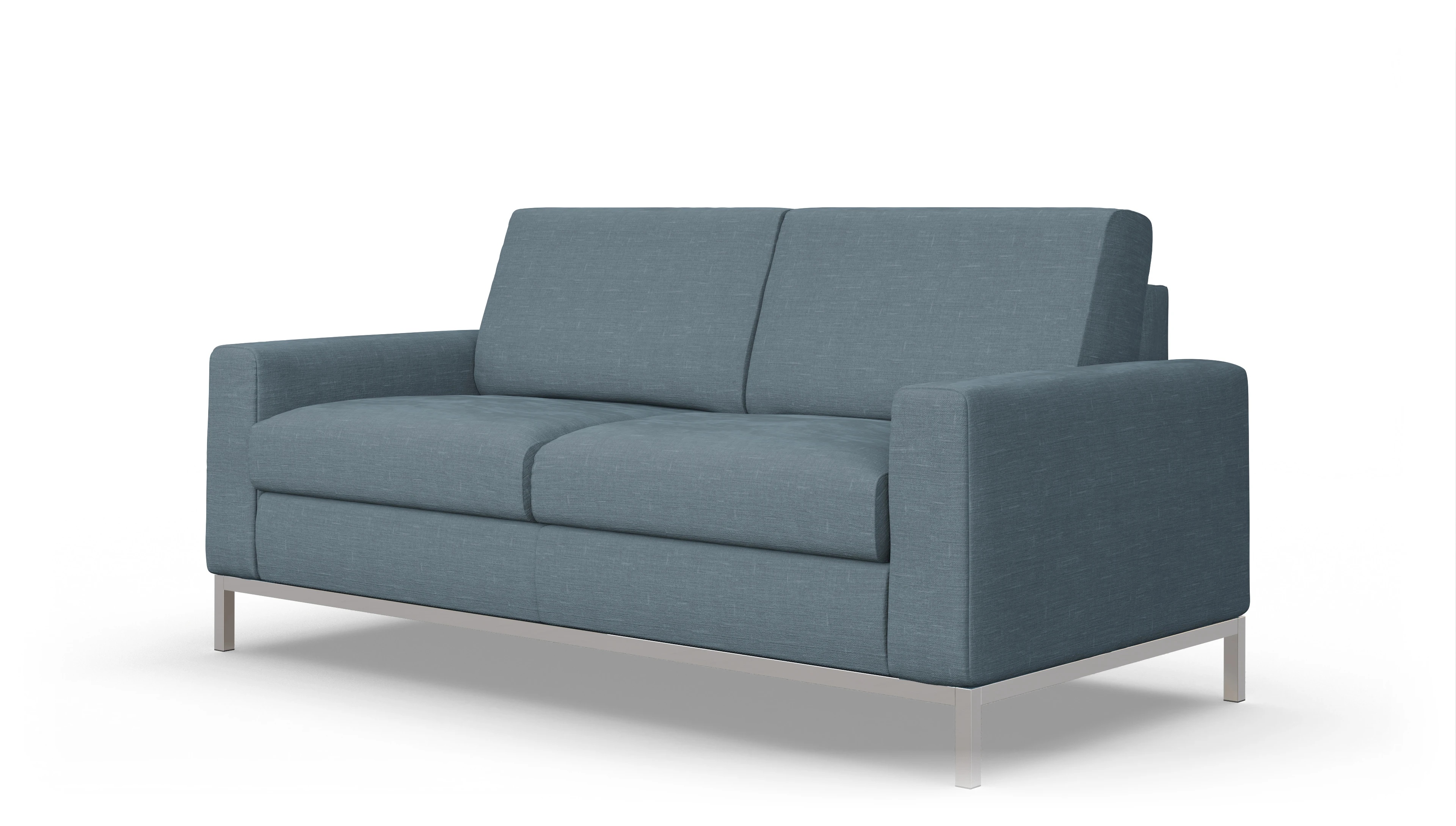 Ansicht des Produktes Paglia 2,5-Sitzer in Stoff blau