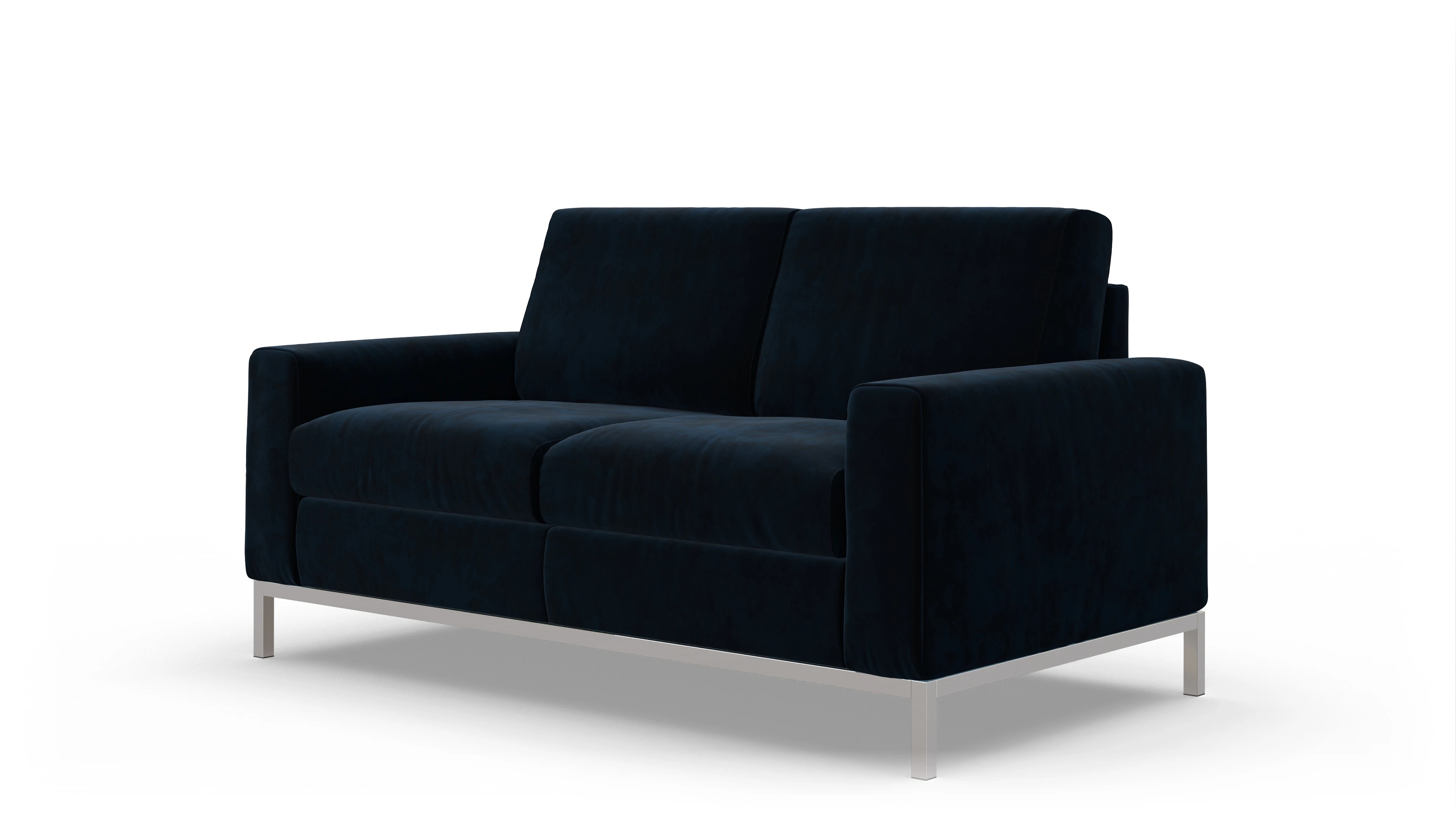 Ansicht des Produktes Paglia 2-Sitzer in Samt blau