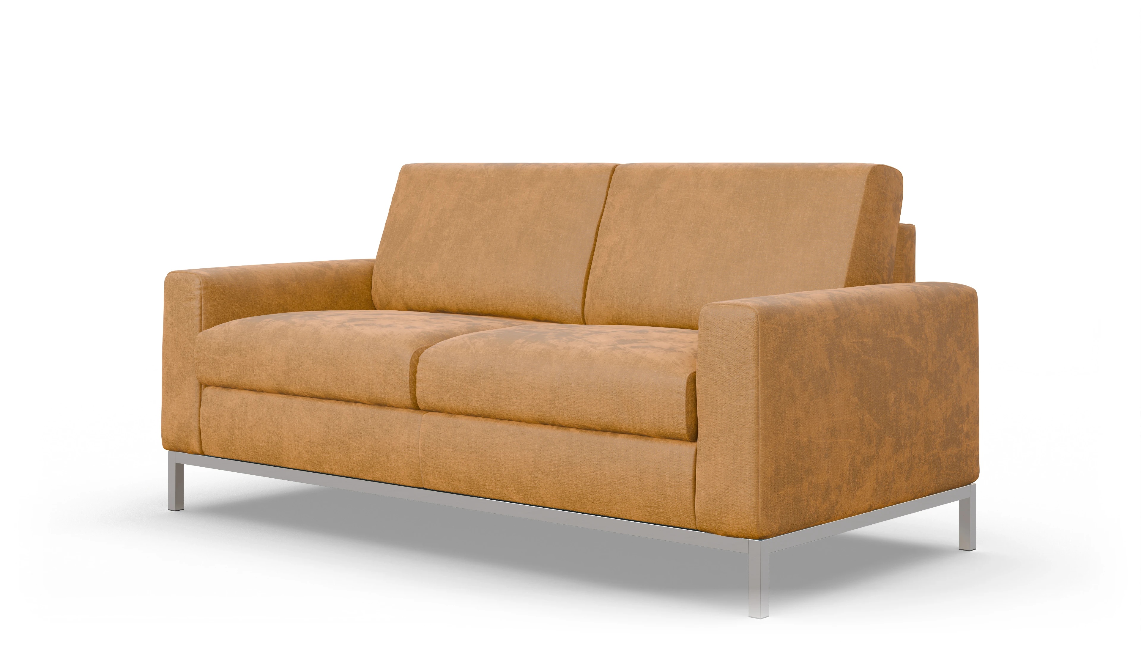 Designer-Schlafsofa Paglia Ansicht des Produktes Paglia 2,5-Sitzer in Stoff braun