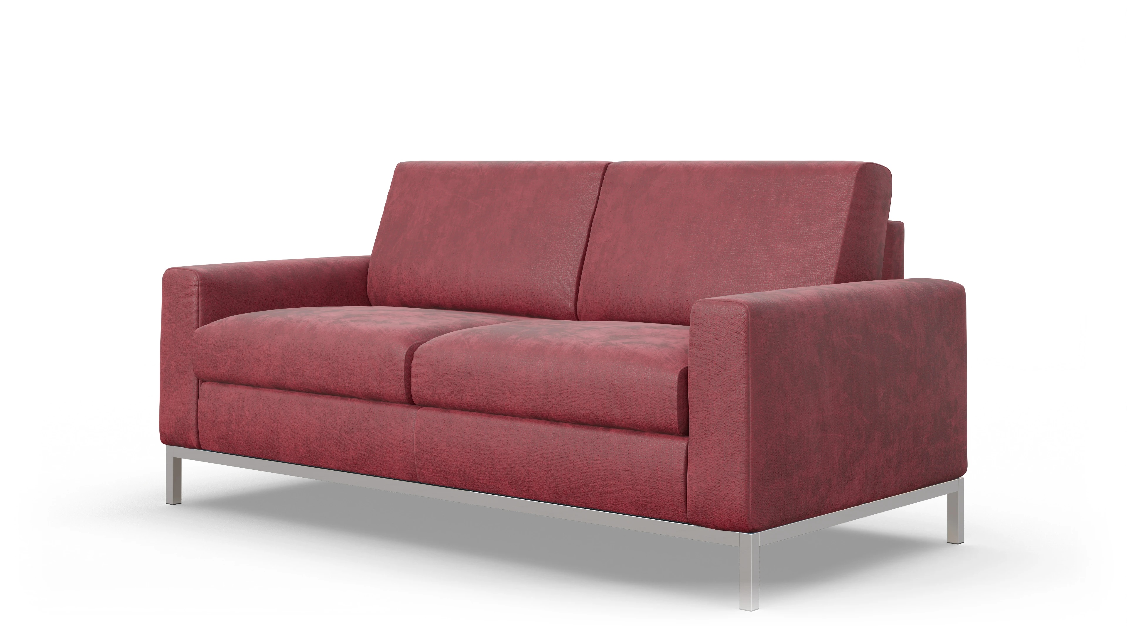 Designer-Schlafsofa Paglia Ansicht des Produktes Paglia 2,5-Sitzer in Stoff rot
