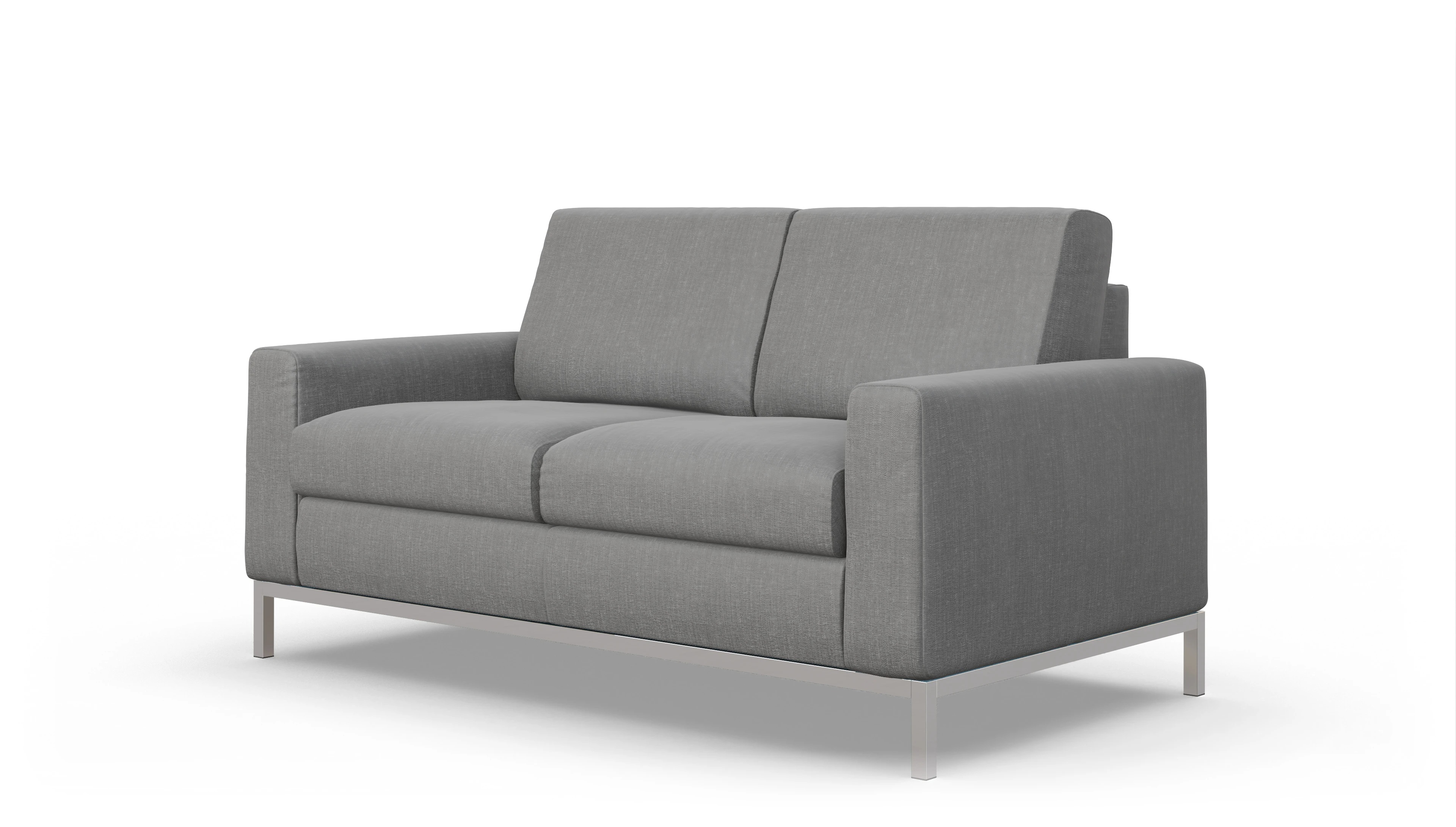 Ansicht des Produktes Paglia 2-Sitzer in Stoff grau