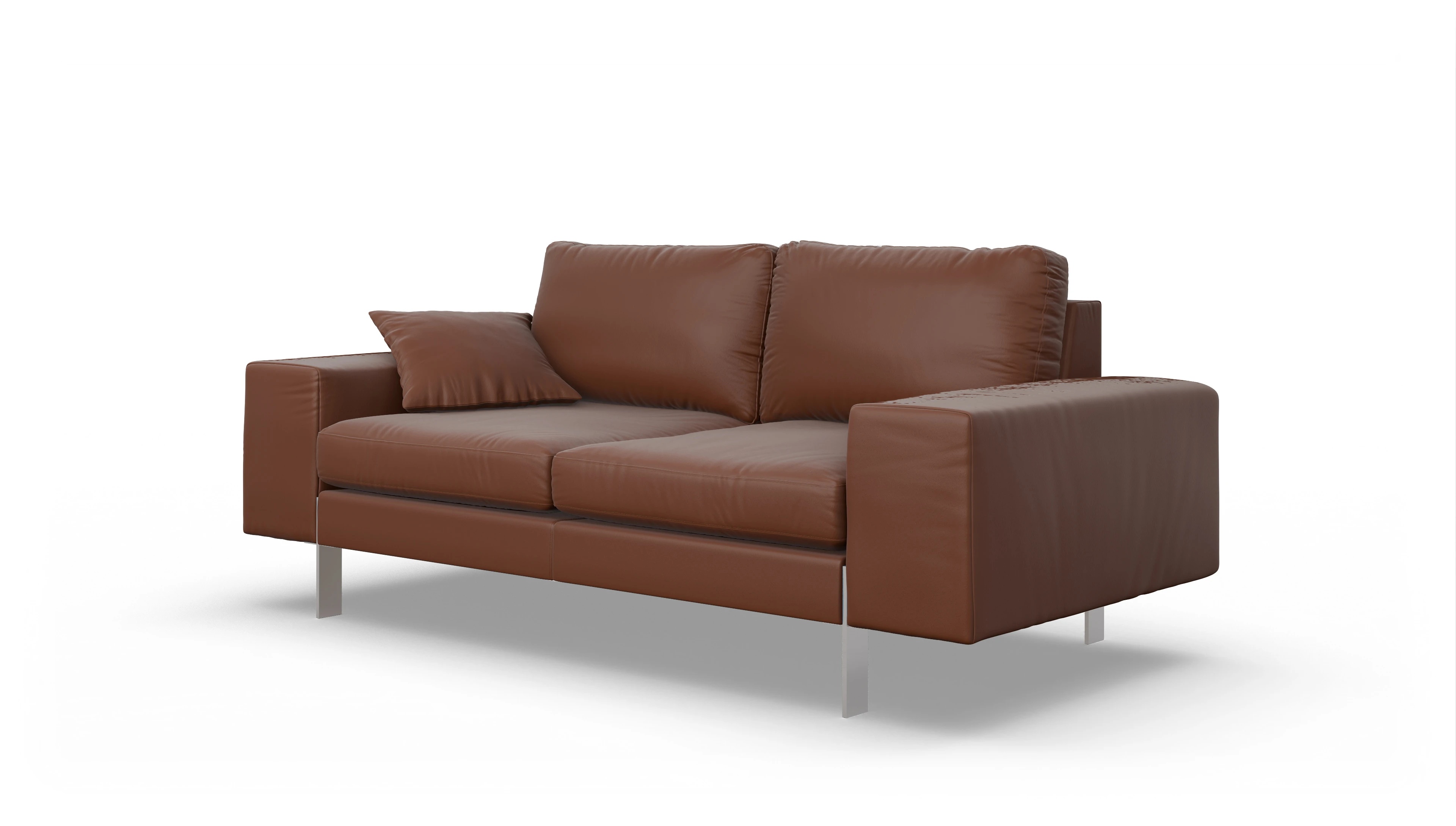 Ansicht des Produktes Catoira 2,5-Sitzer in Leder braun