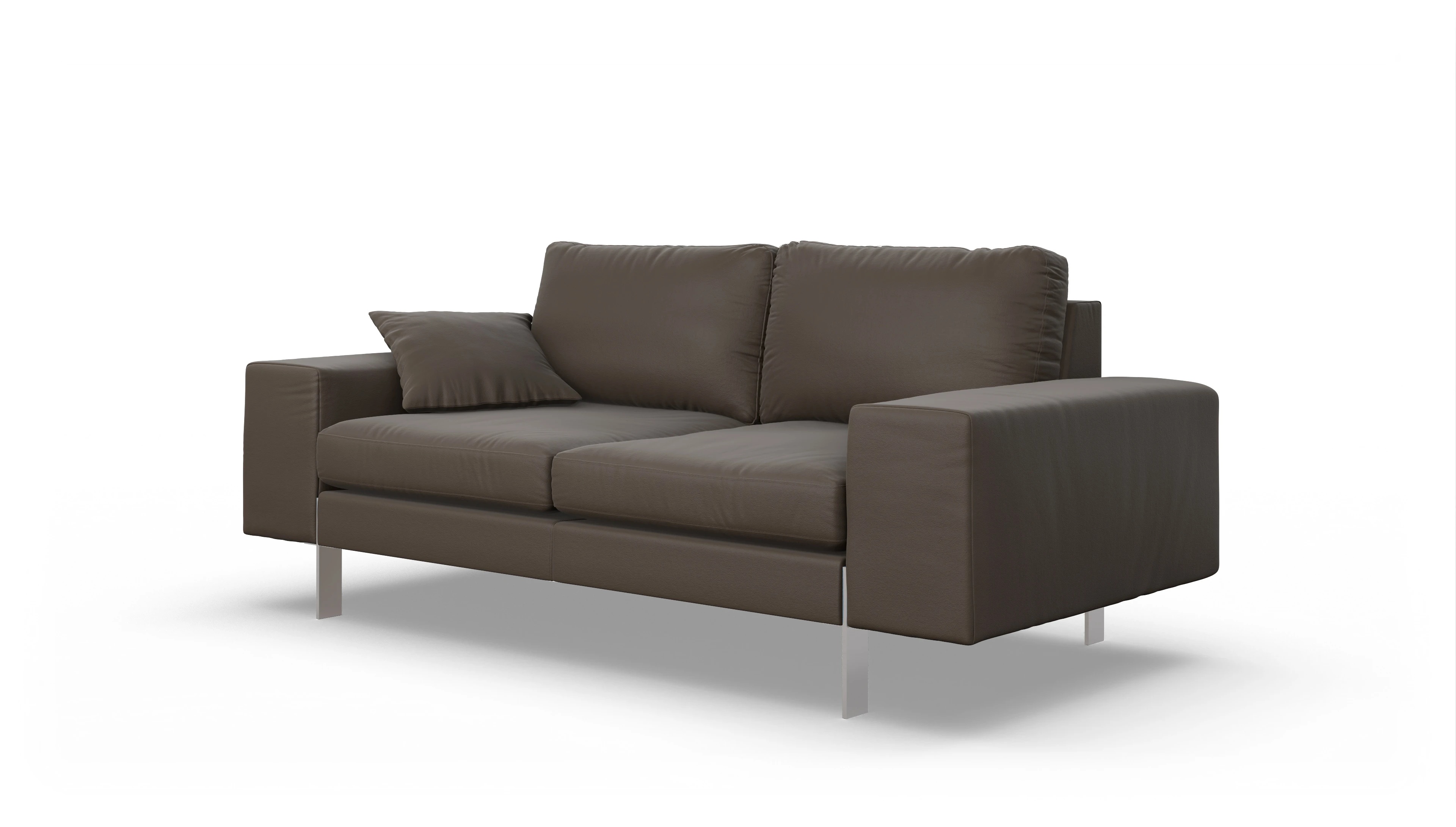 Ansicht des Produktes Catoira 2,5-Sitzer in Leder braun
