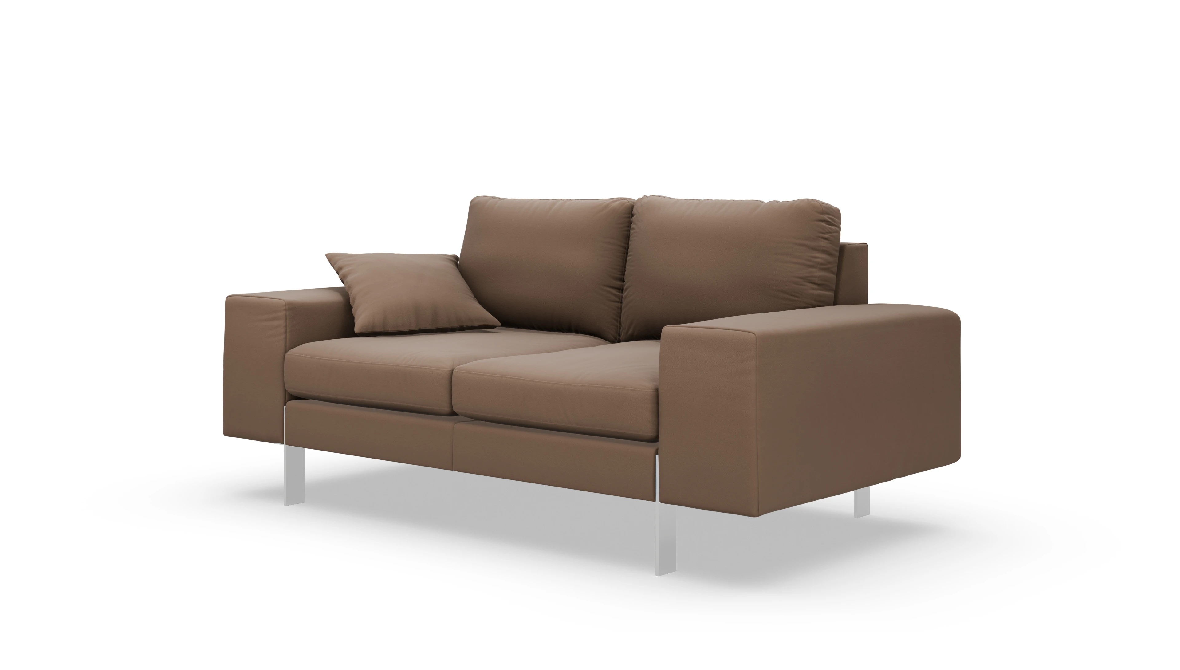 Ansicht des Produktes Catoira 2-Sitzer in Leder braun
