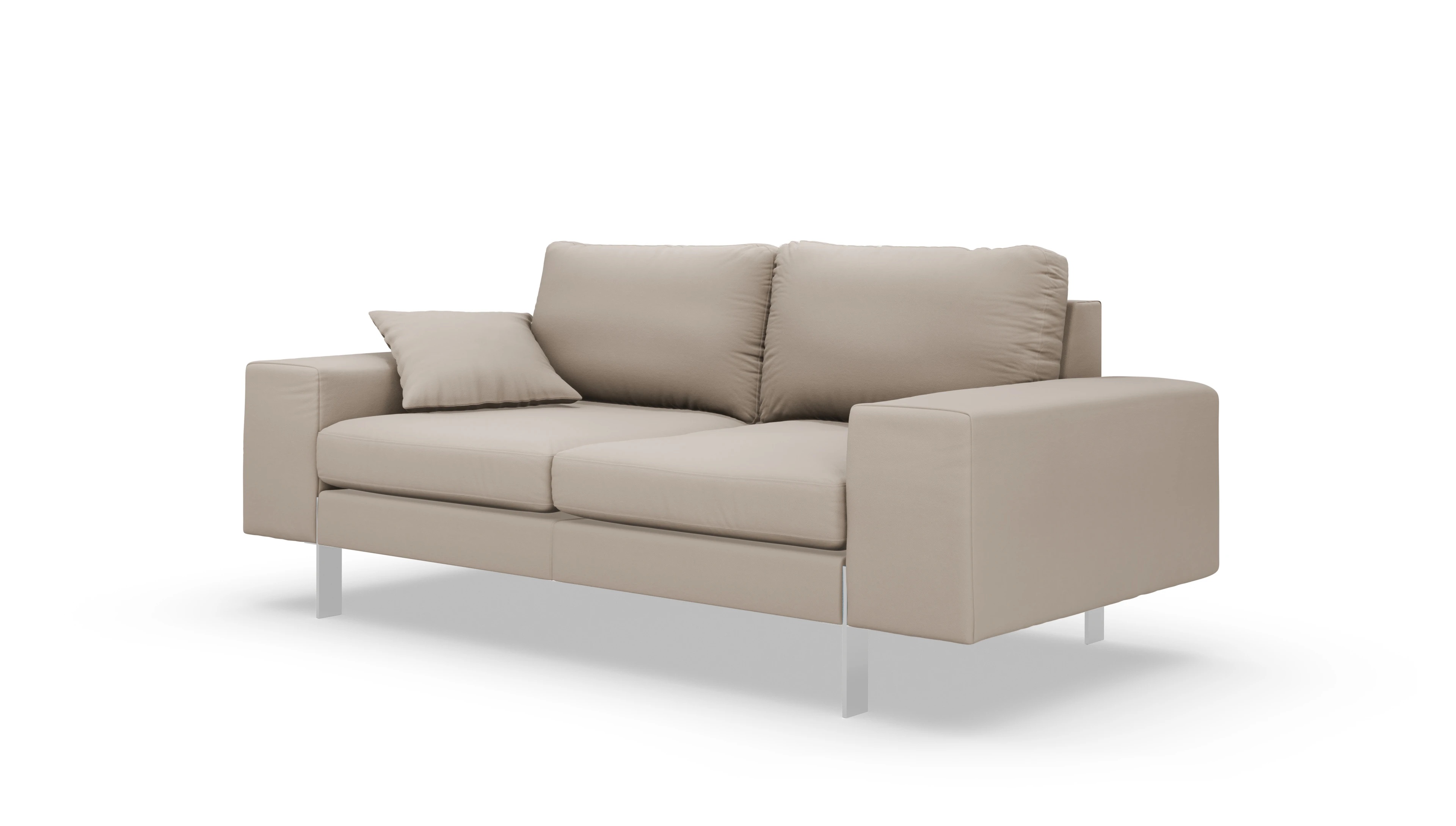 Ansicht des Produktes Catoira 2,5-Sitzer in Leder beige