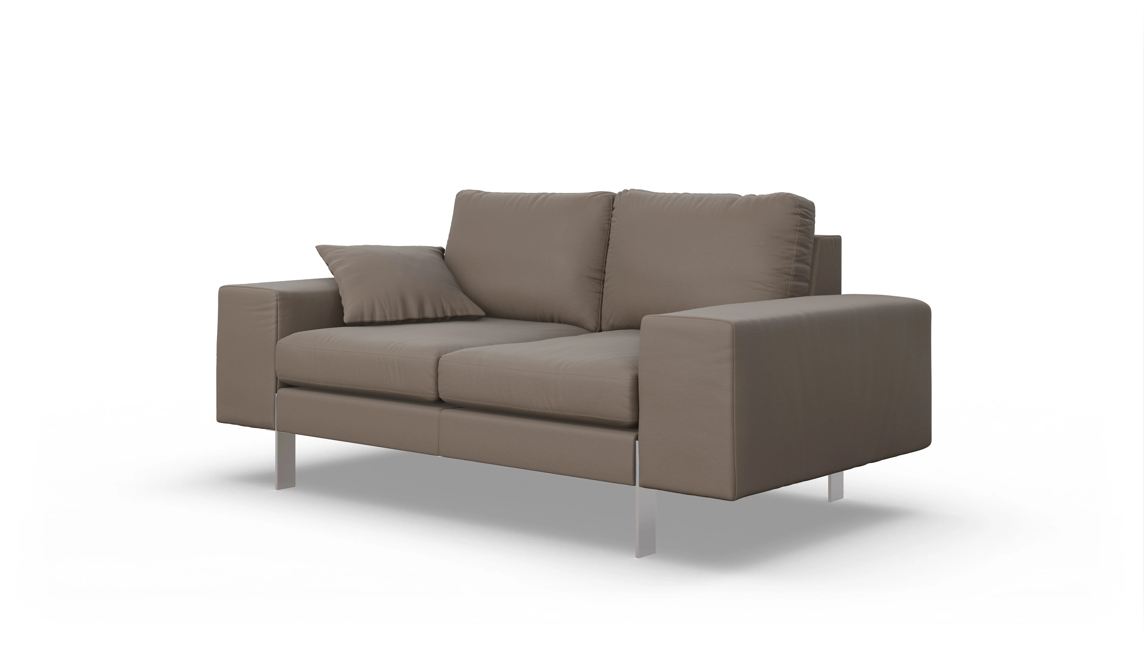 Ansicht des Produktes Catoira 2-Sitzer in Leder beige